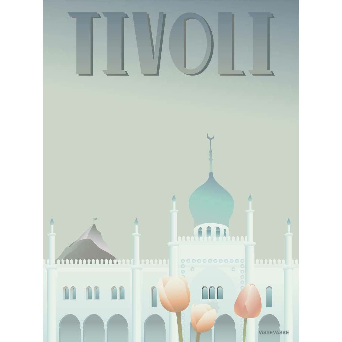 Vissevasse Tivoli Nimb Poster, 30 X40 Cm