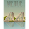  Vejle Wave plakat 30 x 40 cm