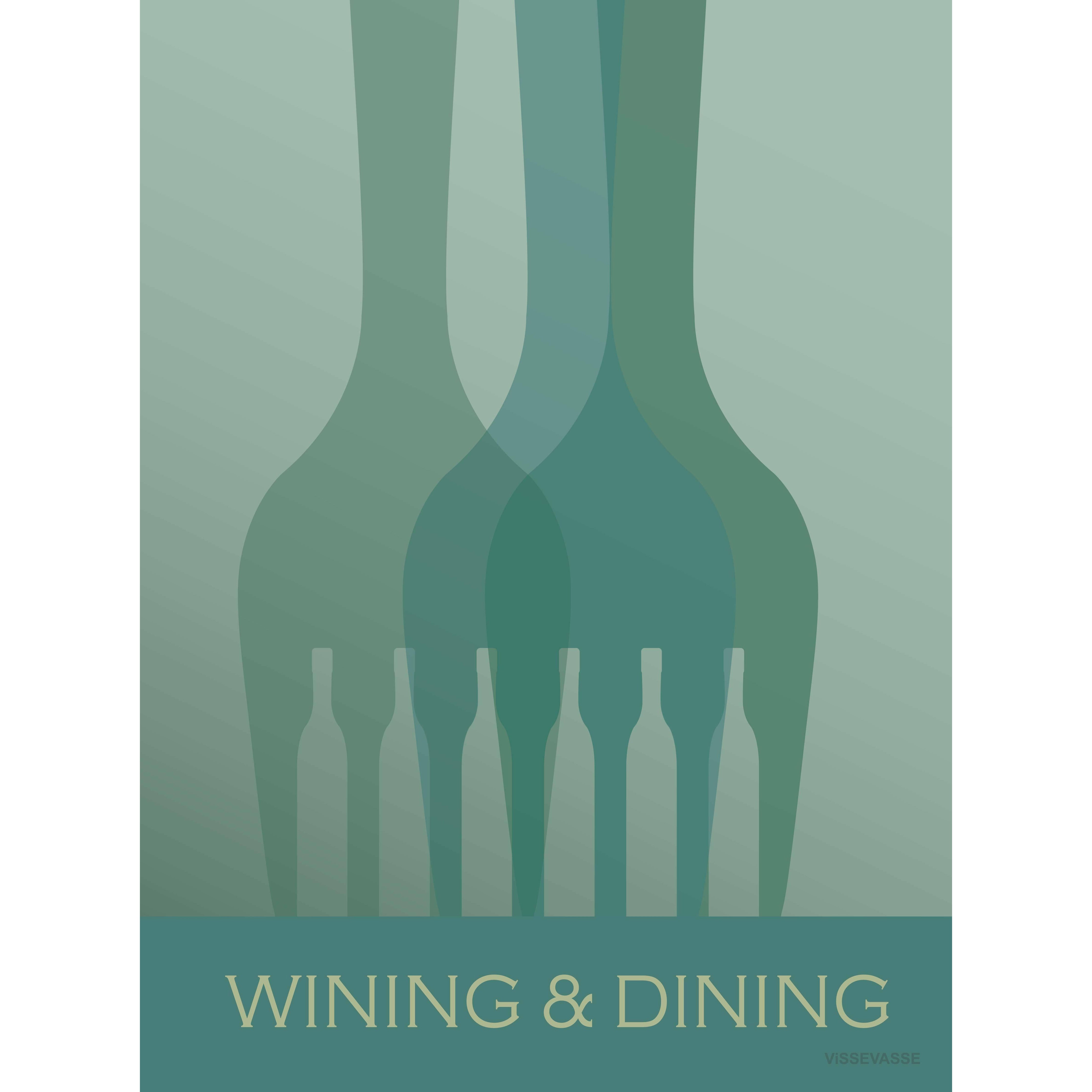 Vissevasse Wining & Dining Plakat, 70 x 100 cm