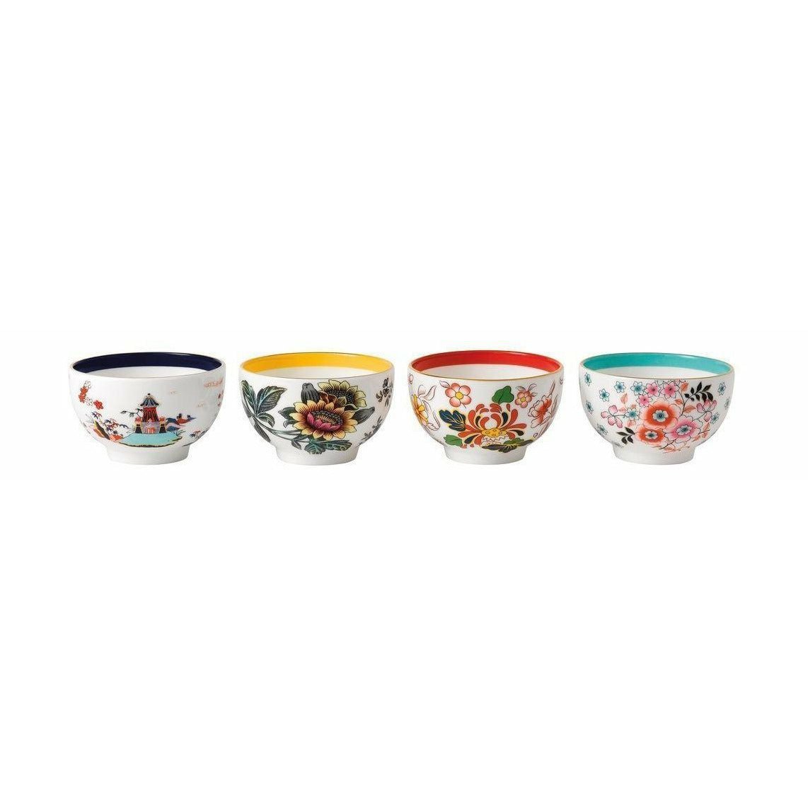 Wedgwood Wonderlust Sets Wzory Mieszane Bowca Herbata 8 cm mieszane pudełko prezentowe Munster 4 szt., 4 szt.