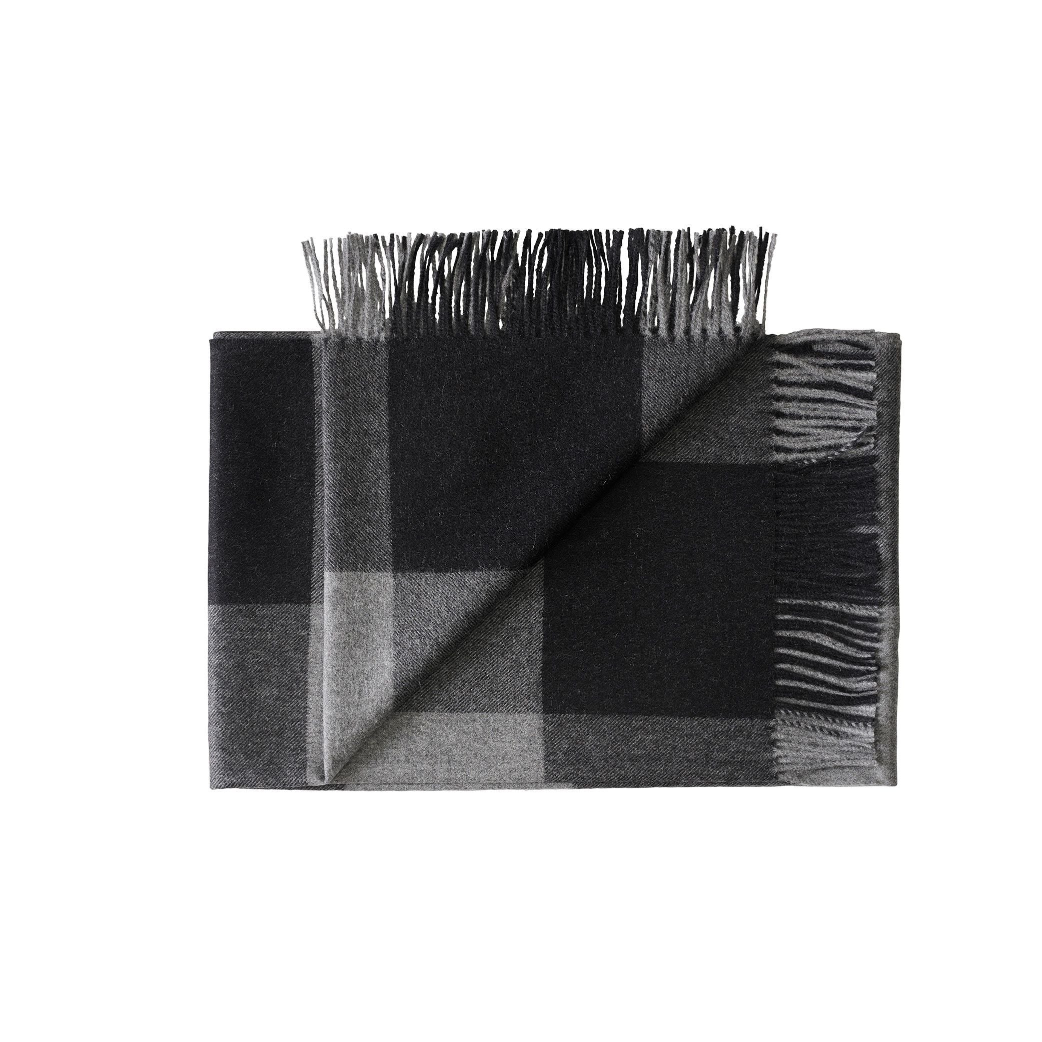 Silkeborg Uldspinderi Caracas Throw 130x200 Cm, Black