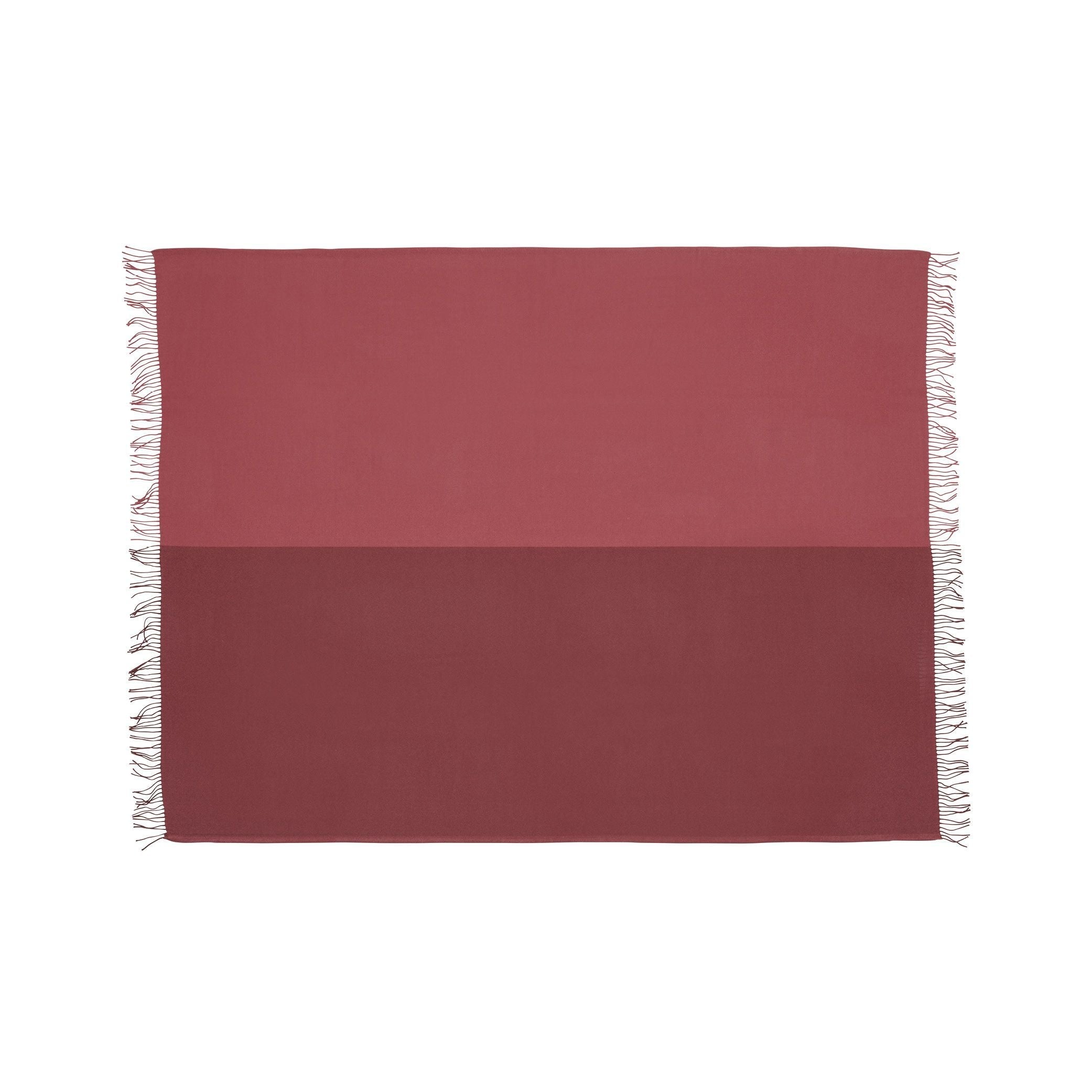 Silkeborg Uldspinderi Secret Throw 130x190 Cm, Beetroot/Rhubarb