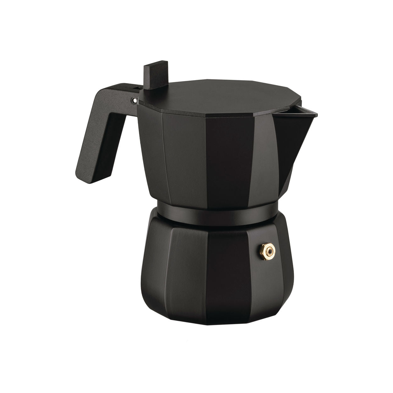 Alessi Moka Espresso Coffee Maker Black, 3 filiżanki
