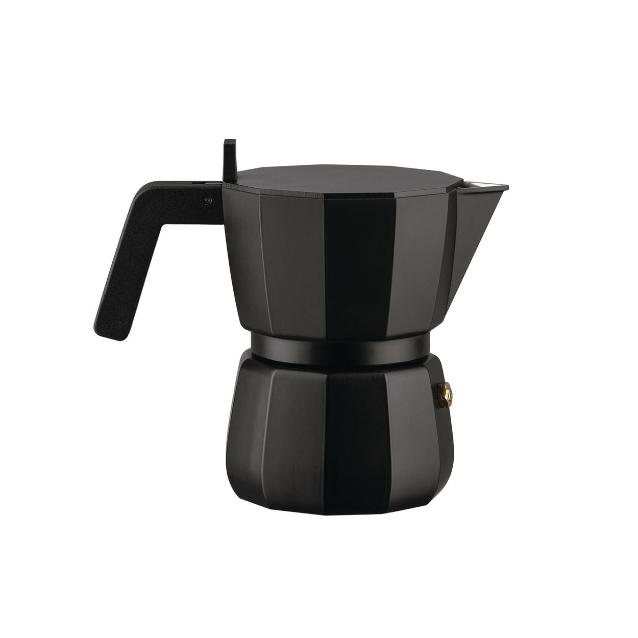 Alessi Moka Espresso Coffee Maker Black, 3 filiżanki