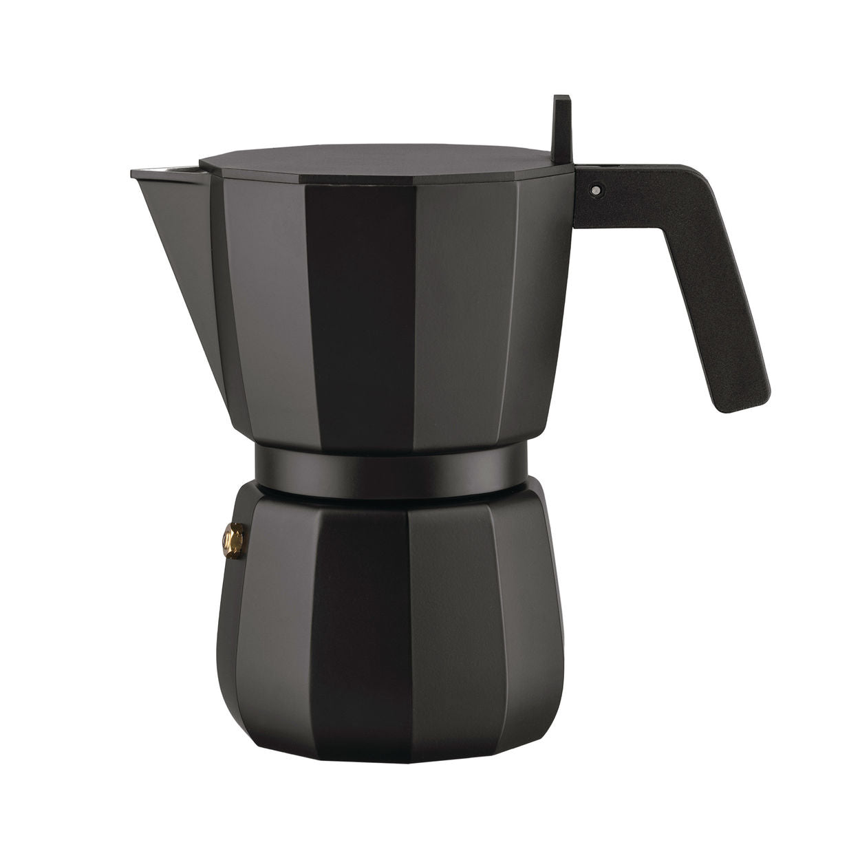 Alessi Moka Espresso Coffee Maker Black, 6 filiżanek