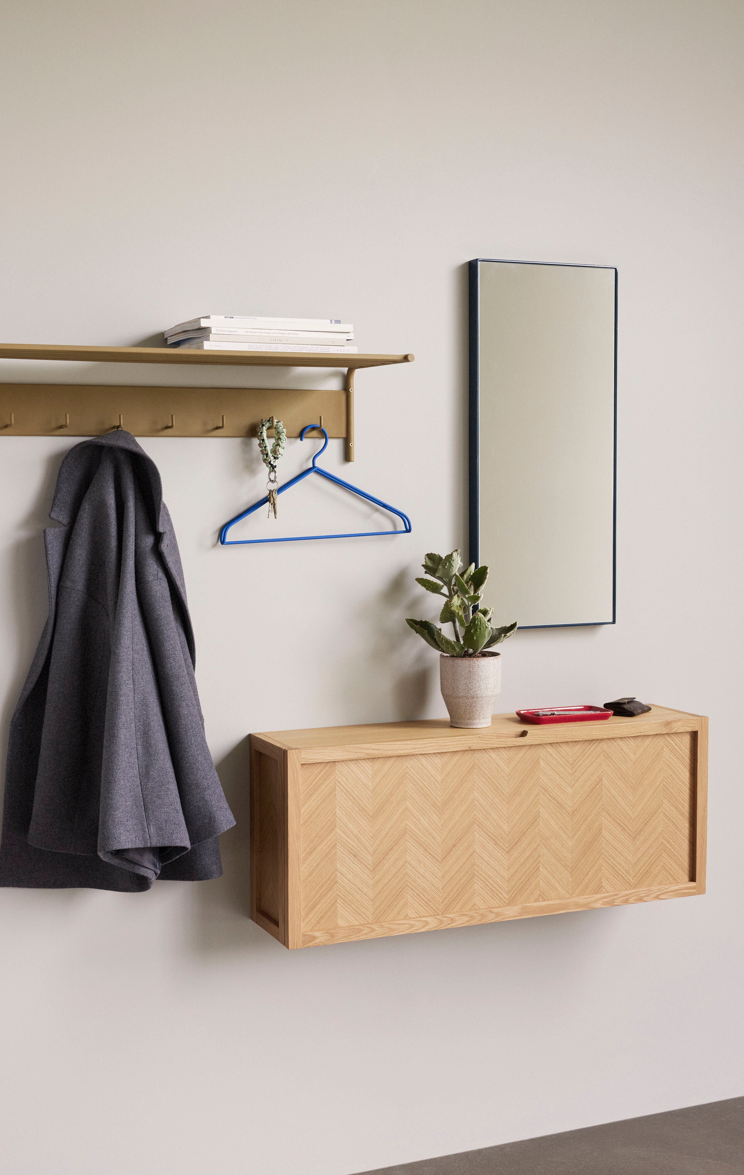 Hübsch Fusion Coatrack, ochra