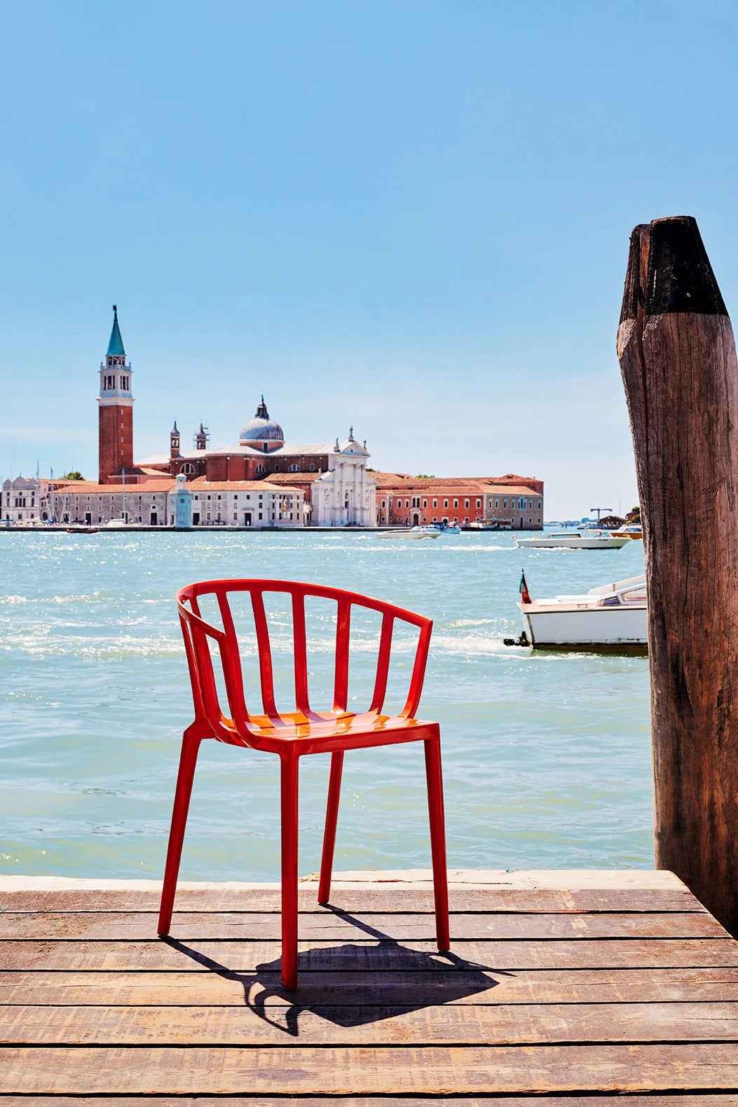 Krzesło Kartell Venice, szałwia zielona
