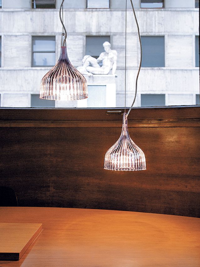 Lampa ścienna Kartell, żółta