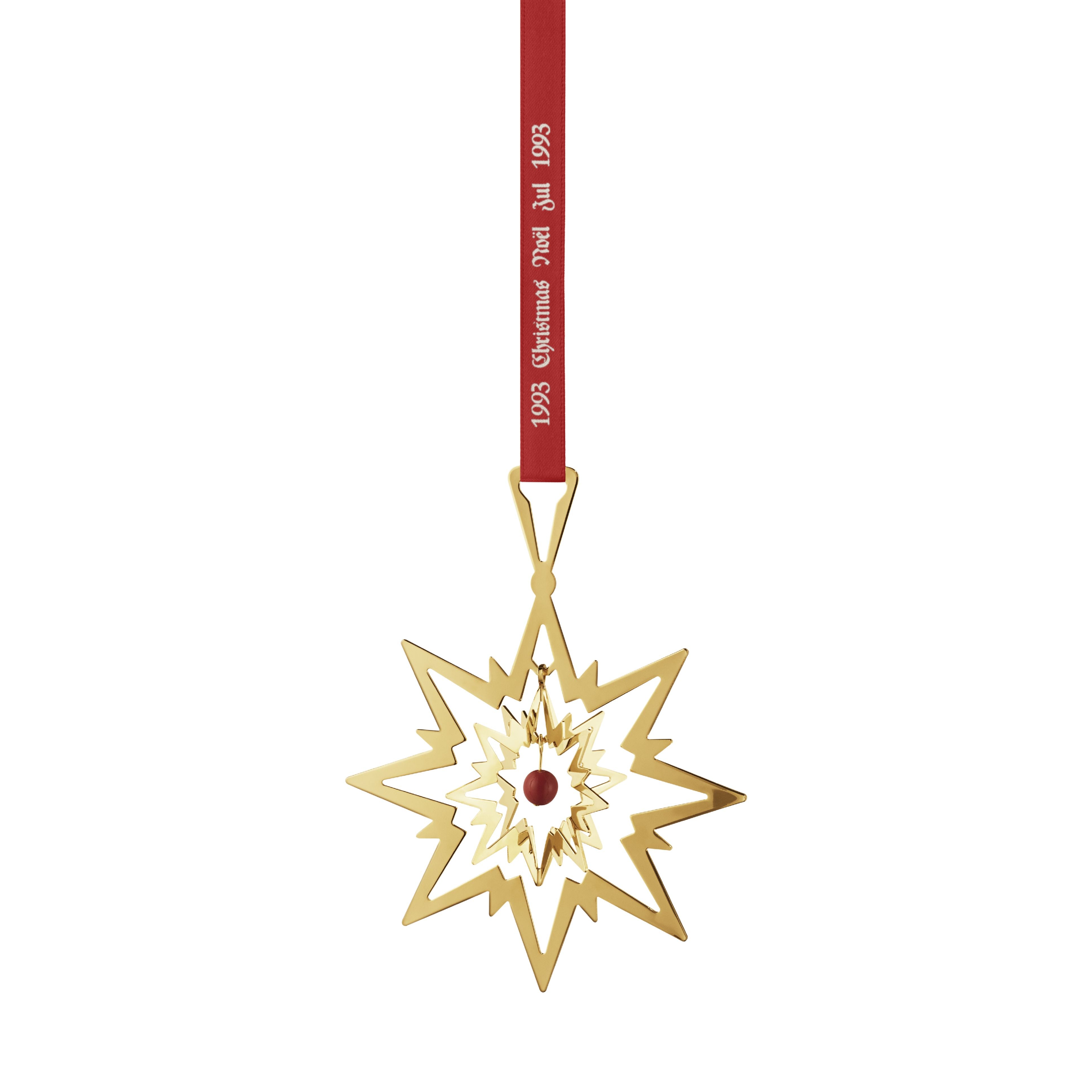 Georg Jensen 2023 Christmas Mobile Star, Gold Stated