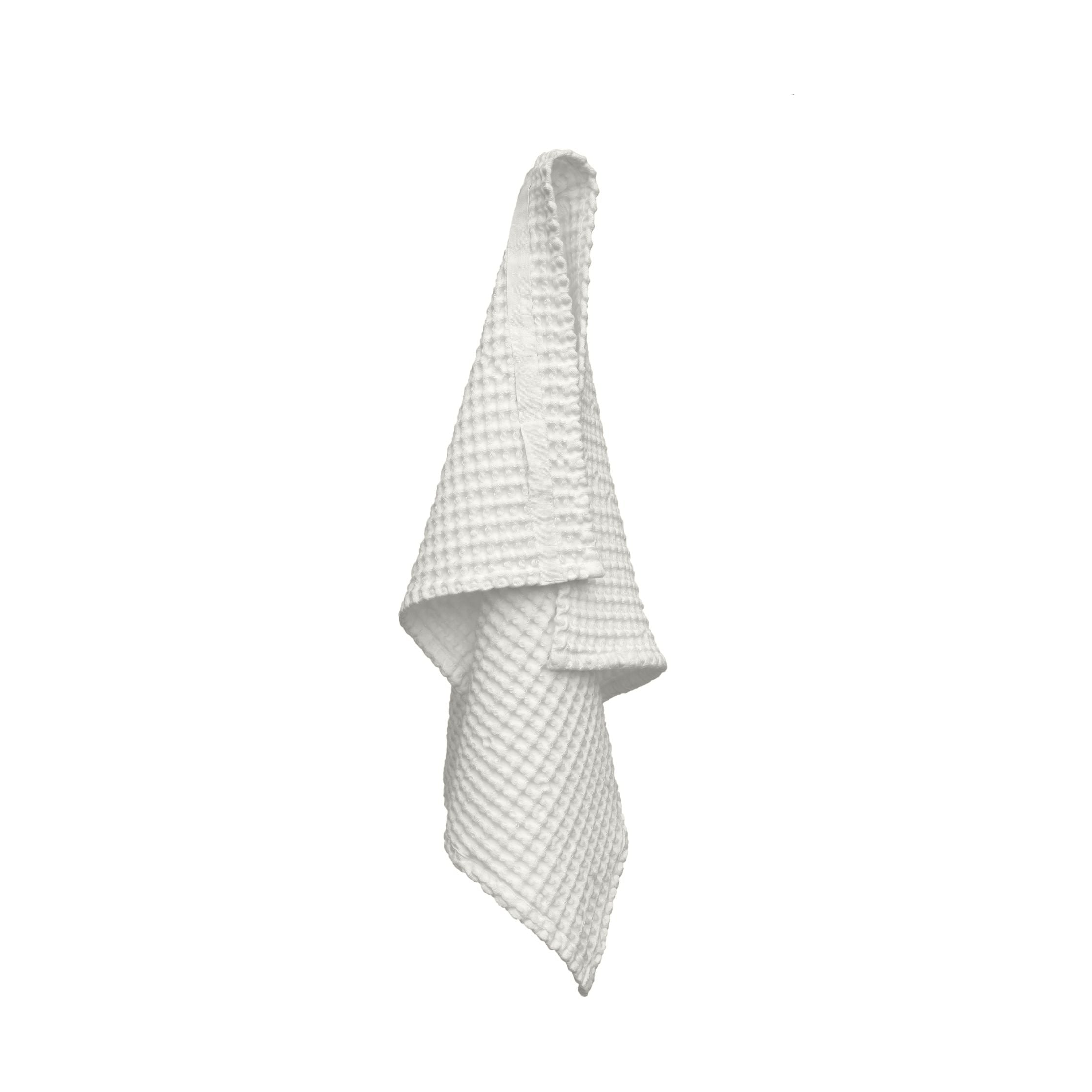 The Organic Company Big Waffle Hand Towel, Natural White