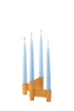 Studio o Link Candle Holder, Golden Anodized