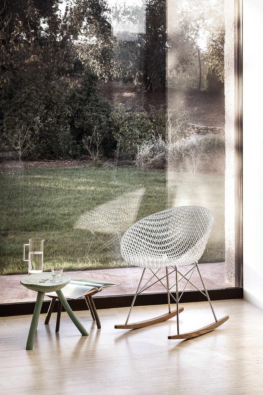 Kartell Smatrik Chair, Transparent/Chrome