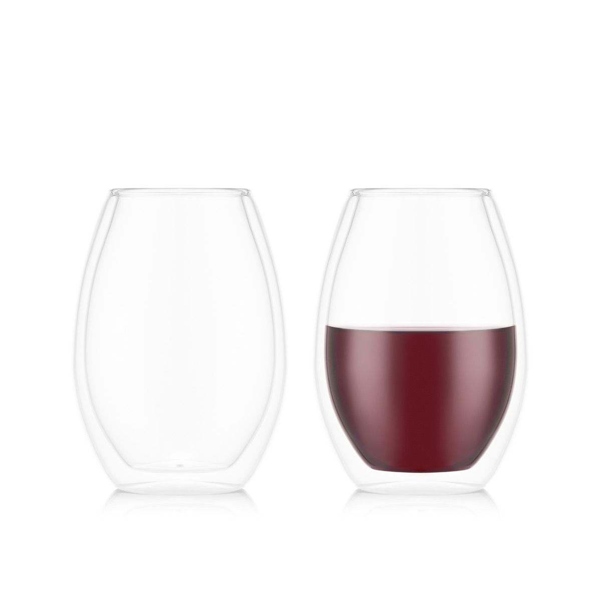 Bodum Skål Podwójne Szklanki Do Ściany 2 Pcs., Shiraz 0.5 L