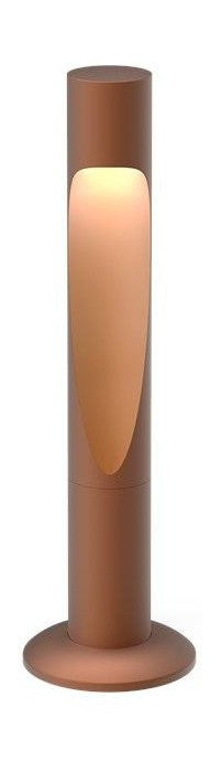 Louis Poulsen Flindt Garden Bollard Led 2700 K 6.5 W Base Without Adaptor Short, Corten