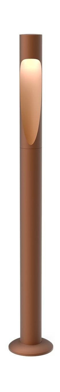 Louis Poulsen Flindt Garden Bollard LED 4000 K 6,5 W Kotwica z adapterem długi, Corten