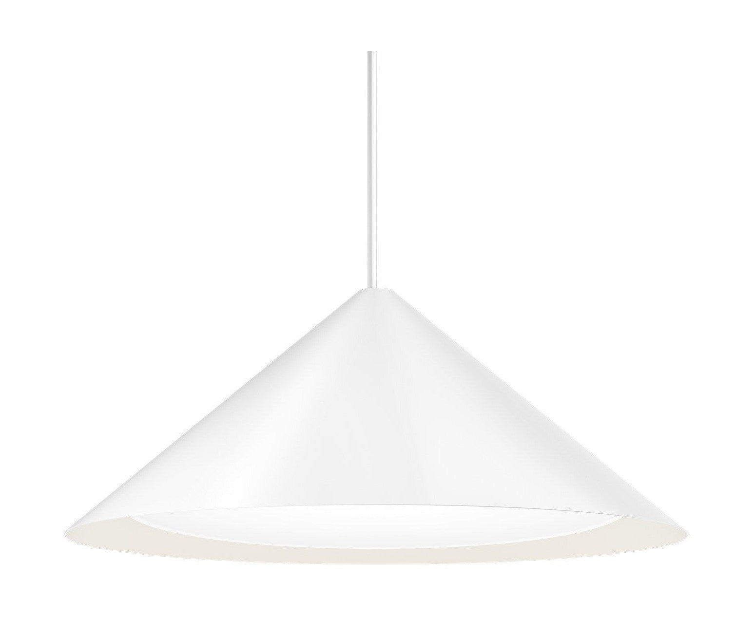 LOUIS POOLSEN KEGLEN Wisior LED 3000 K 31 W Ø65 cm, biały