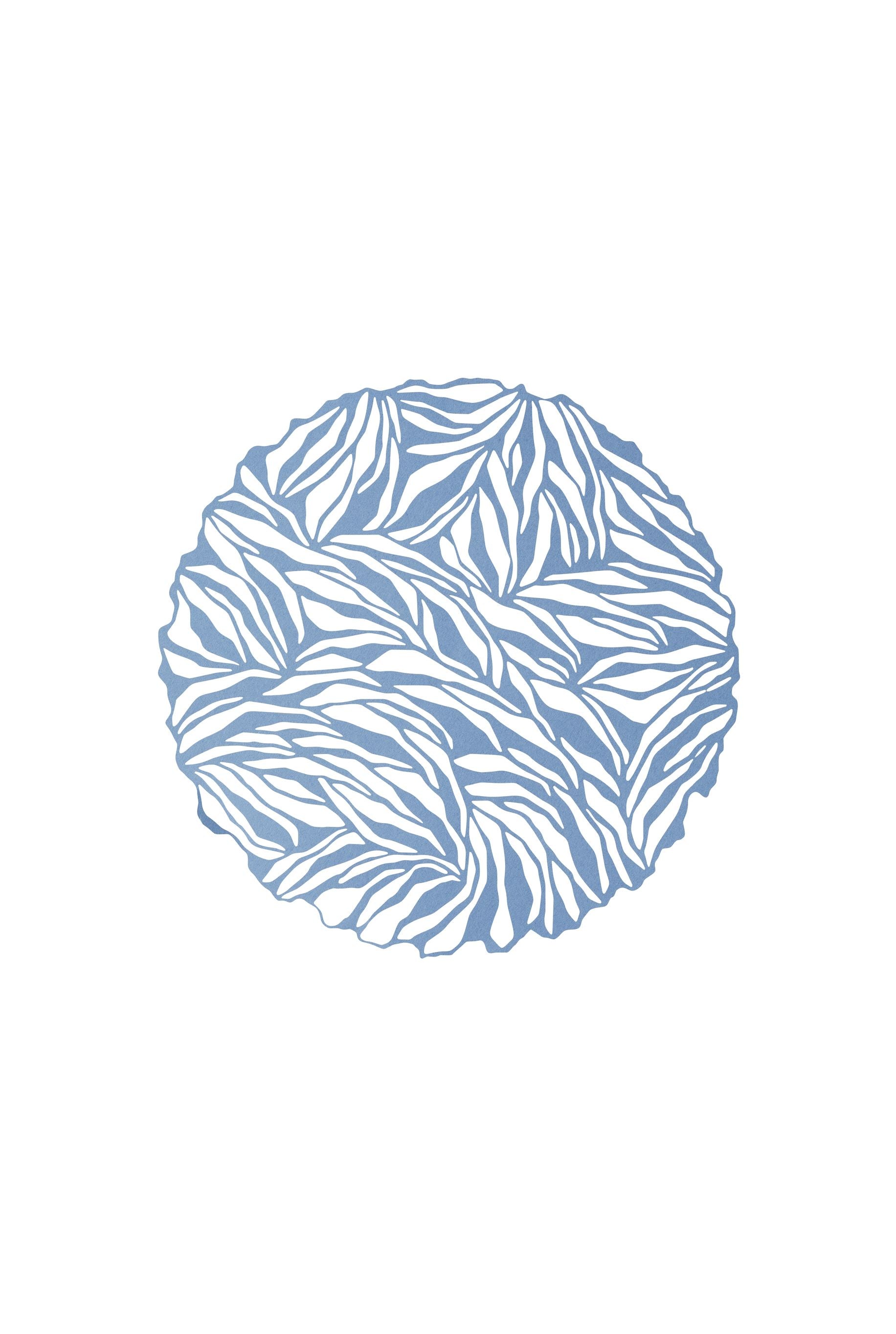 Studio o PaperCut A4 Organic Circle, Ice Blue