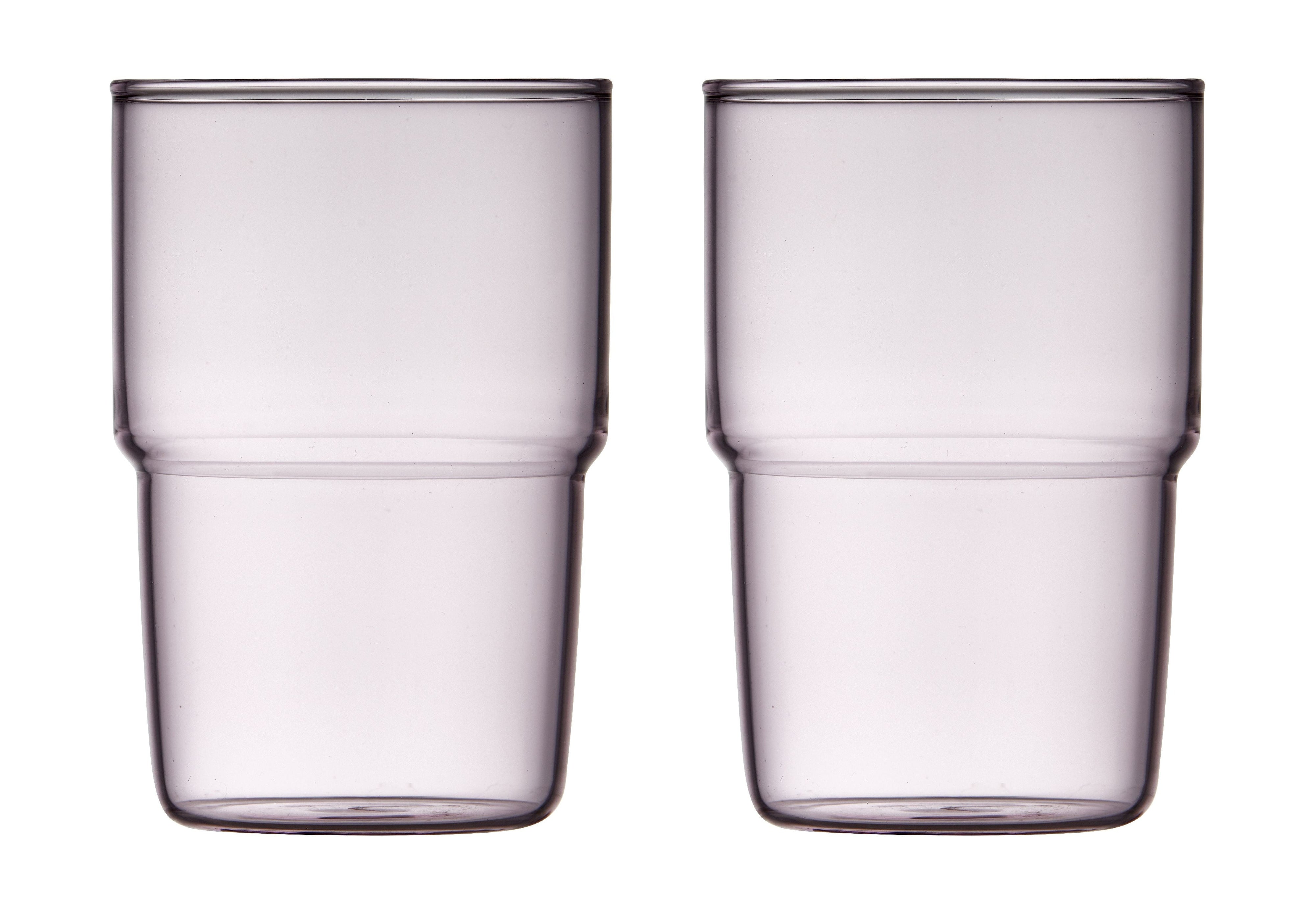 Lyngby Glas Torino Picie Glass 40 Cl 2 szt., Różowy