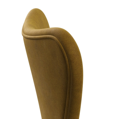 Fritz Hansen 3107 krzesło pełne tapicerka, brązowy brąz/belfast Velvet Soft Ocher