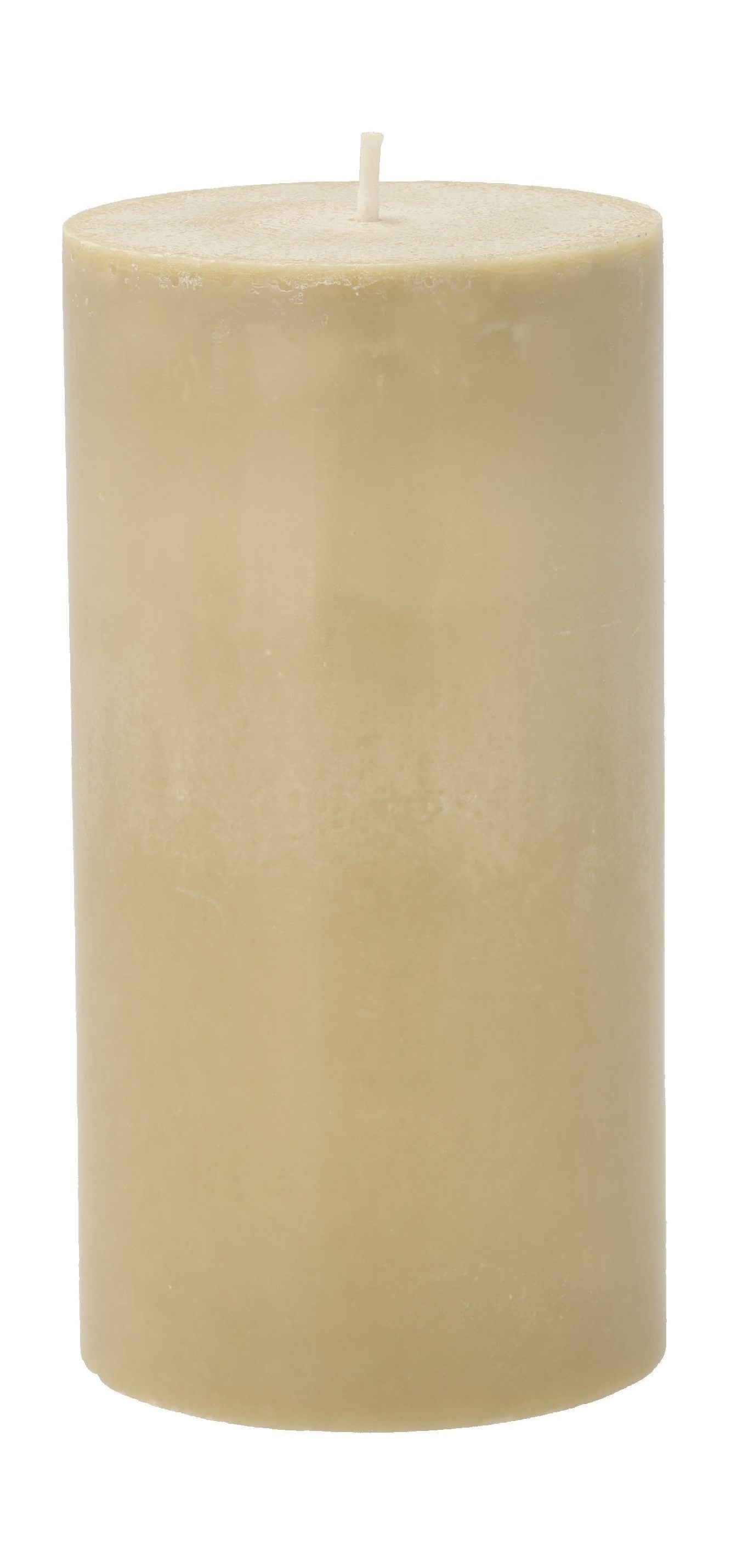 Świeca kolumnowa Trae z kolekcji Villa ø 7,8 x 15 cm, wielbłąd