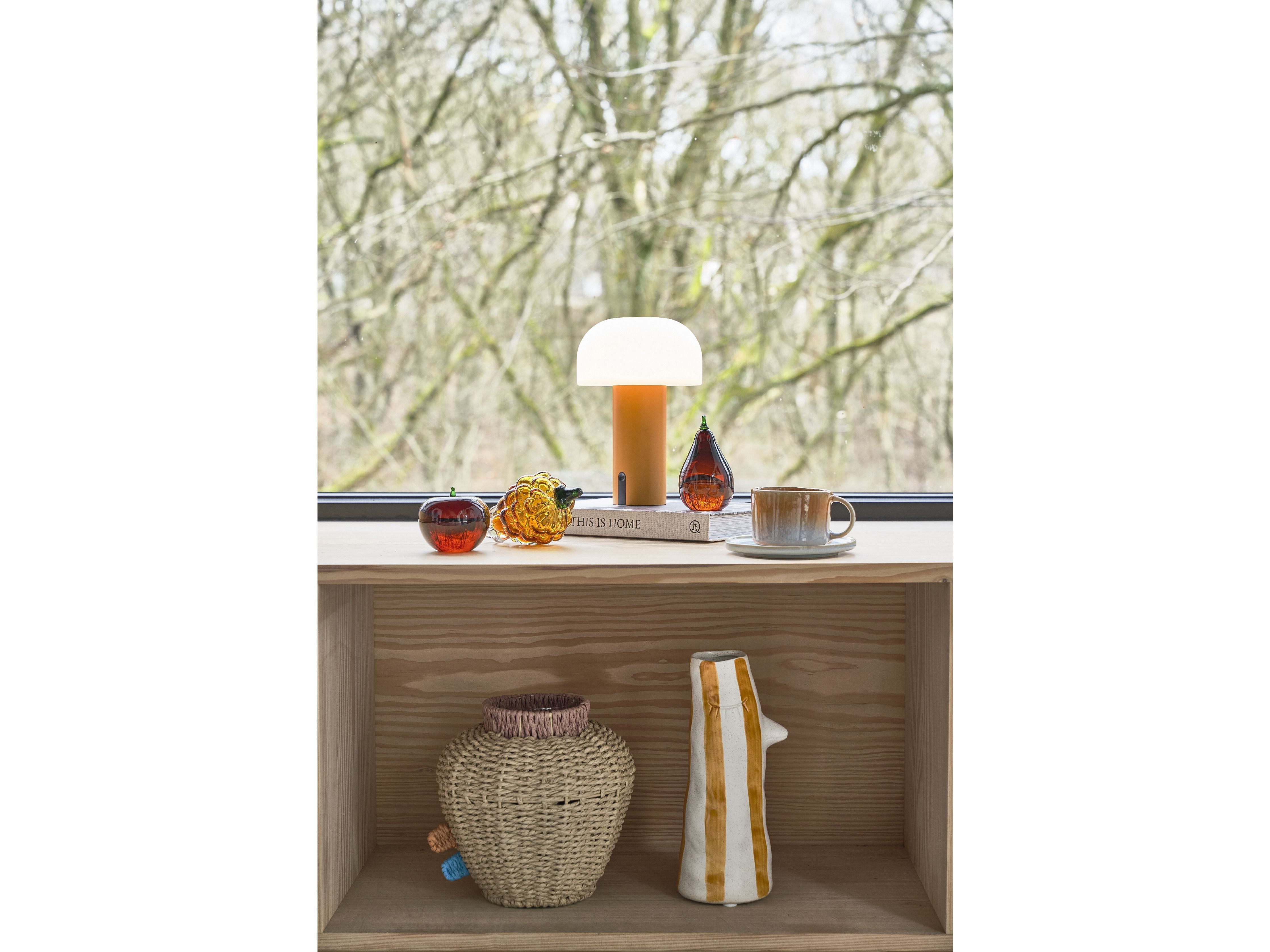 Villa Collection Styles Led Lamp ø 15 X 22.5 Cm, Amber