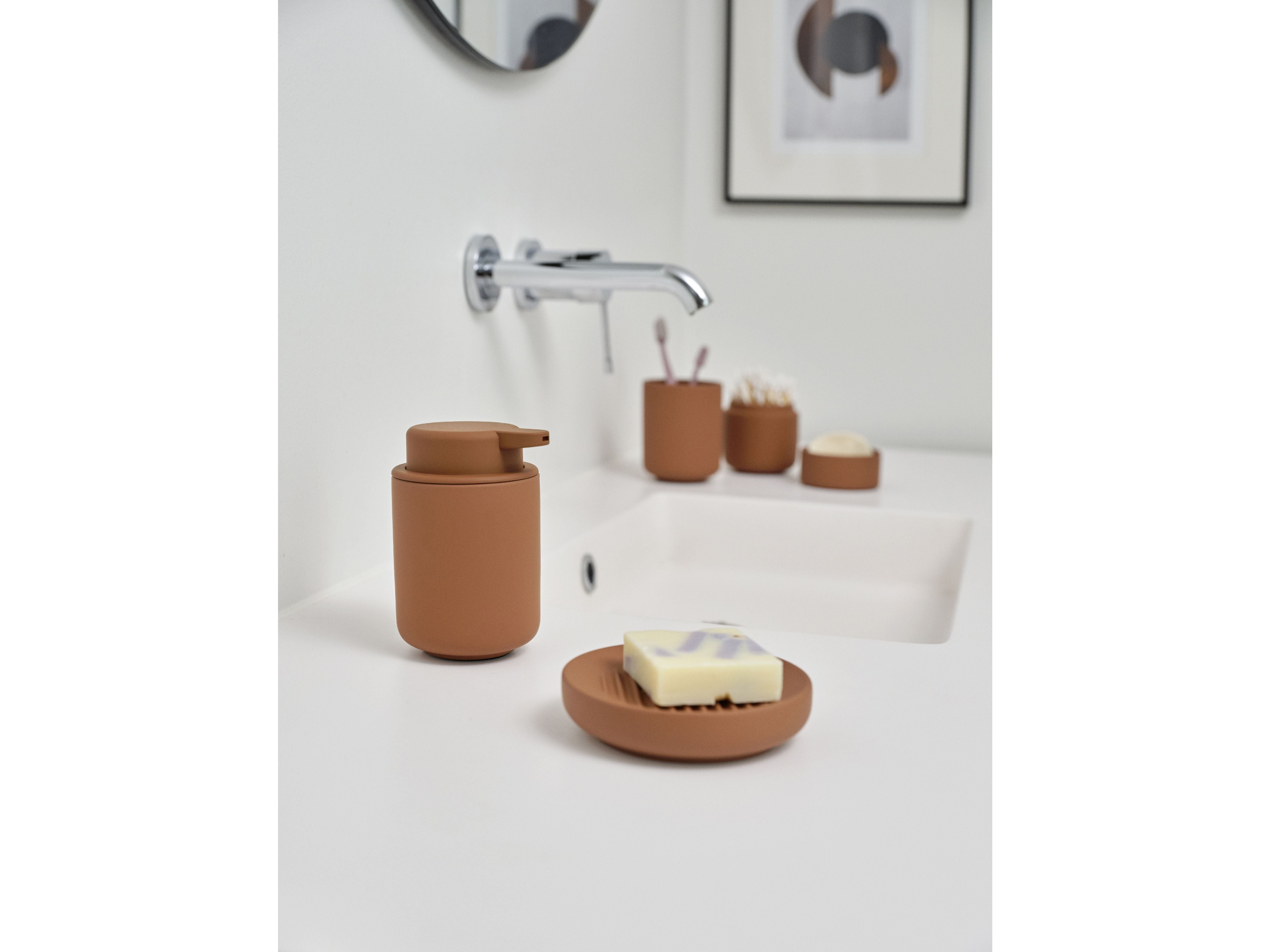 Zone Denmark Ume Soap Dispenser 0.25 Liter, Terracotta