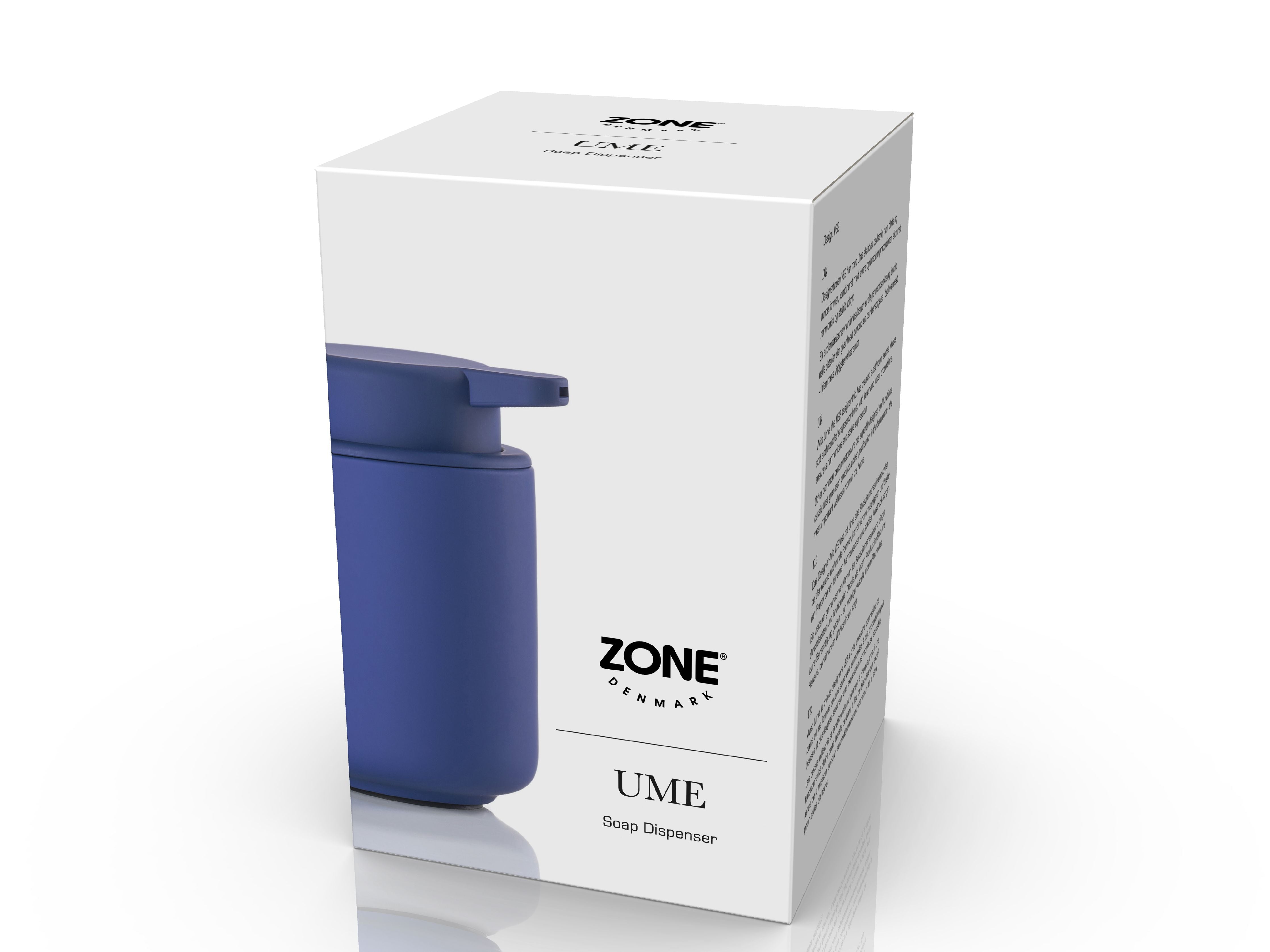 Zone Denmark Ume Soap Dispenser 0.25 Liter, Indigo Blue