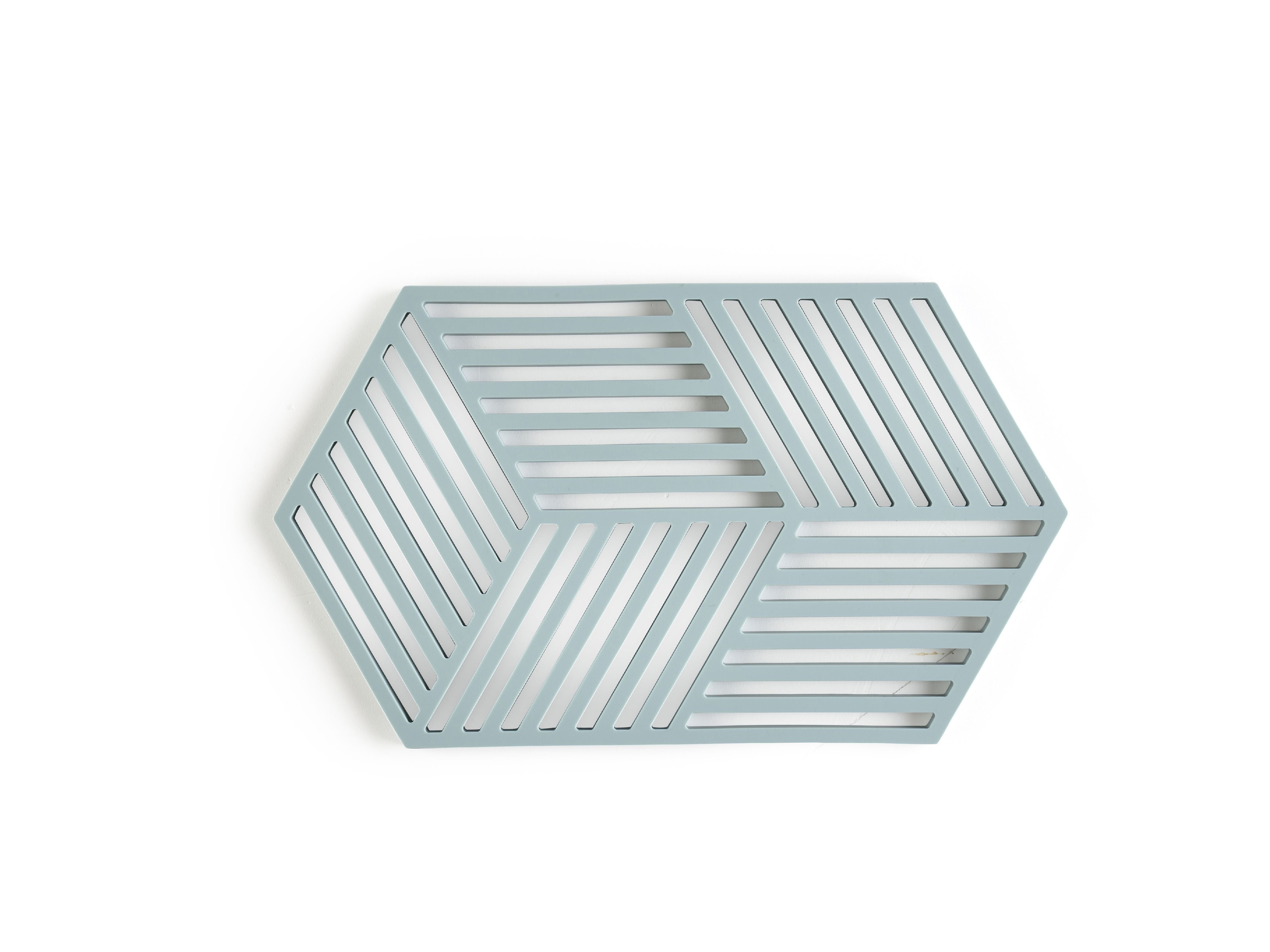 Zone Denmark Hexagon Trivet 24 X 14 X 0,9 Cm, Fog Blue