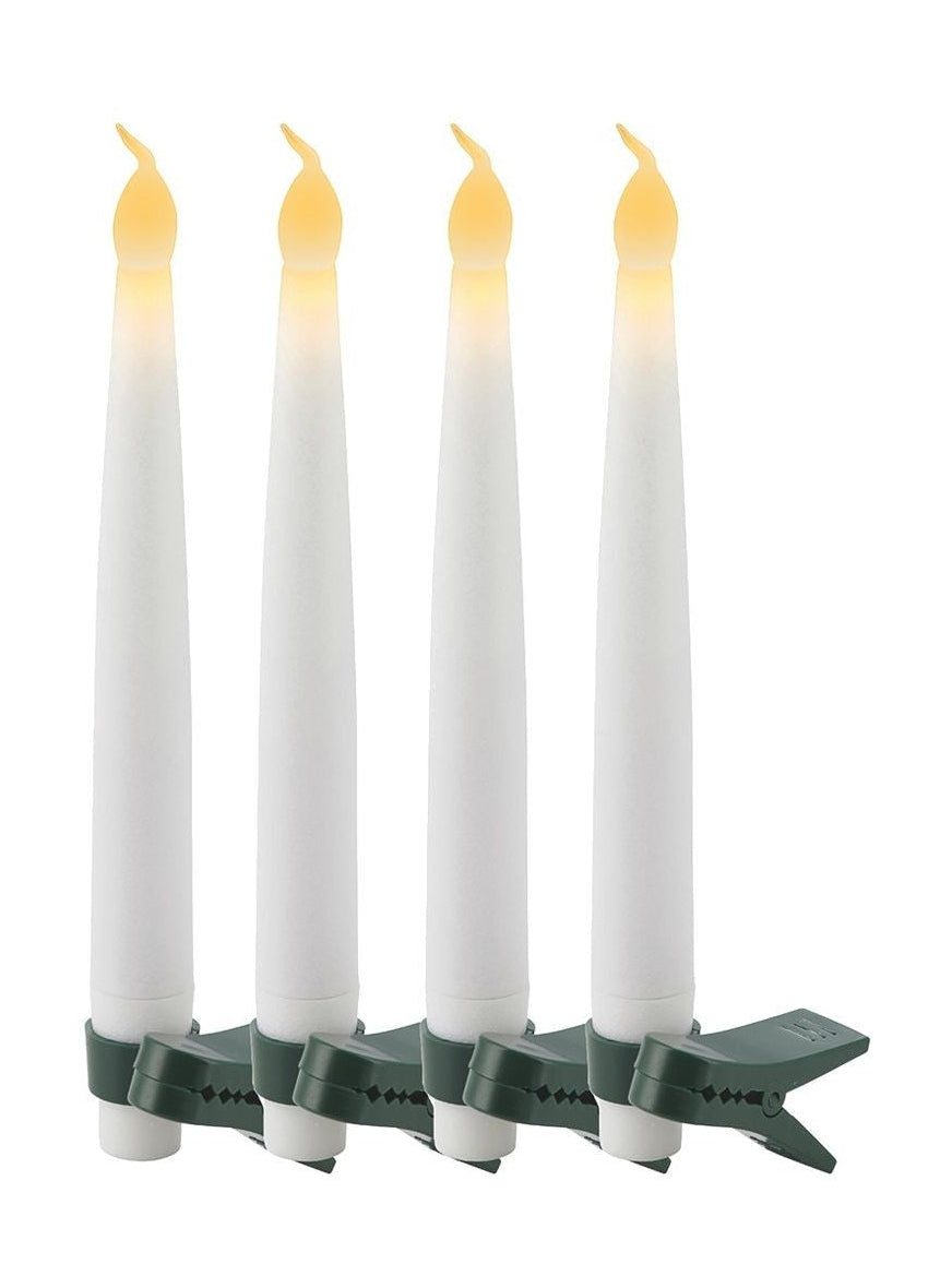 Sirius Carolin LED Candles 4 PCS Zestaw, biały