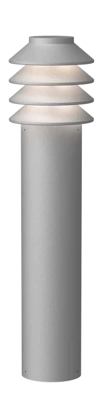 Louis Poulsen Bysted Garden Bollard Led 2700 K 14 W Base With Adaptor Long, Aluminium