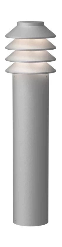 Louis Poulsen Bysted Garden Bollard Led 4000 K 14 W Spike Without Adaptor With Connector Long, Aluminium