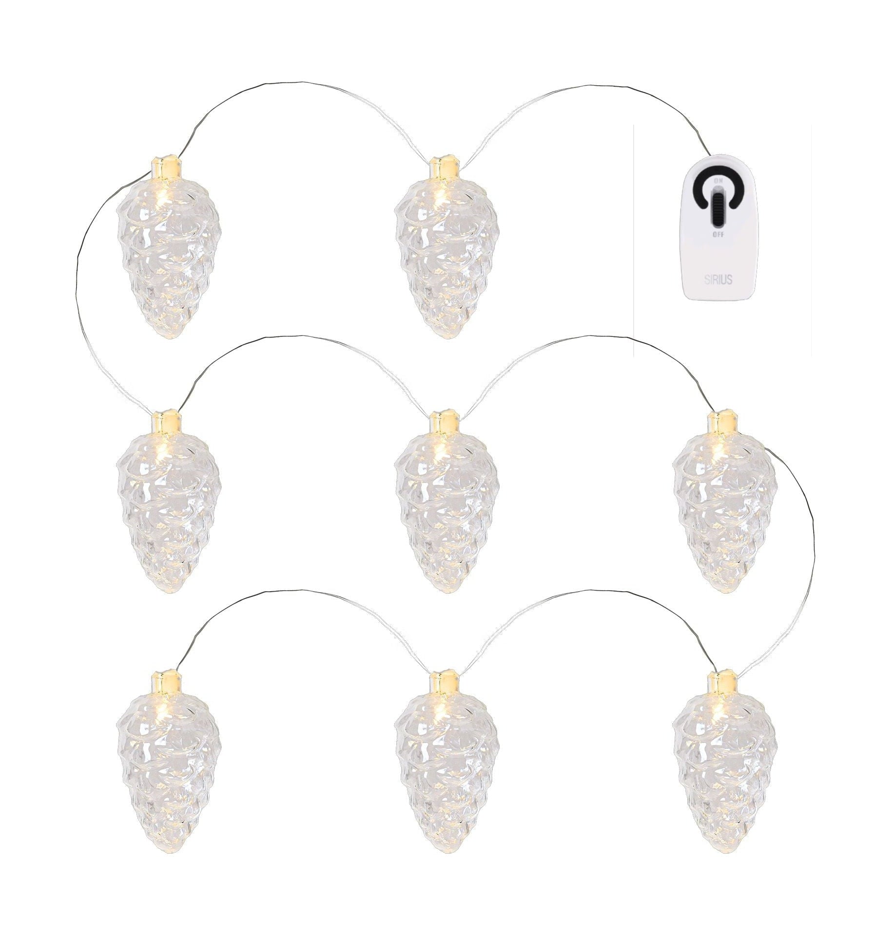 Sirius Celina Cone Garland 8 LE, Clear