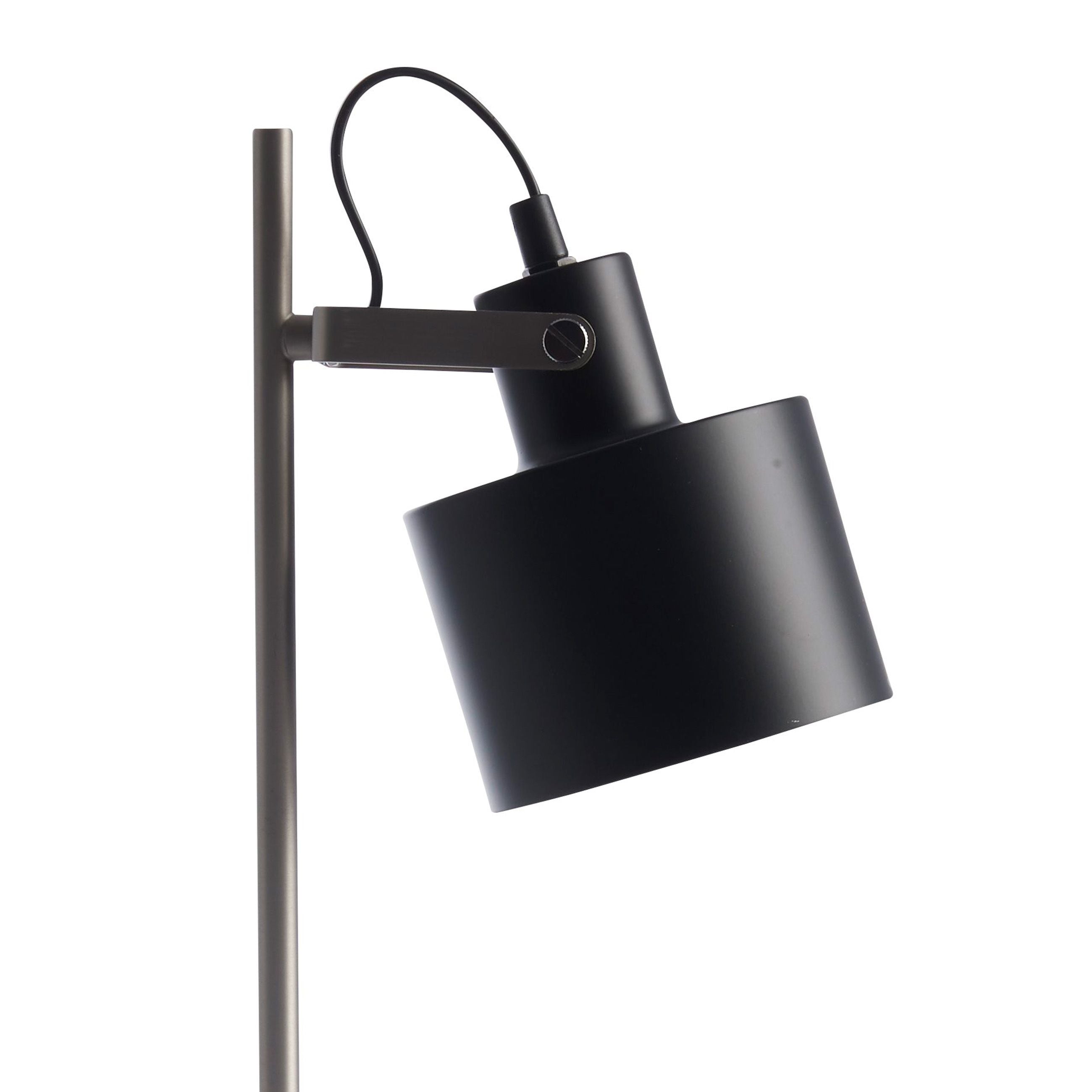 Dyberg Larsen Ocean Table Lamp, Black/Steel