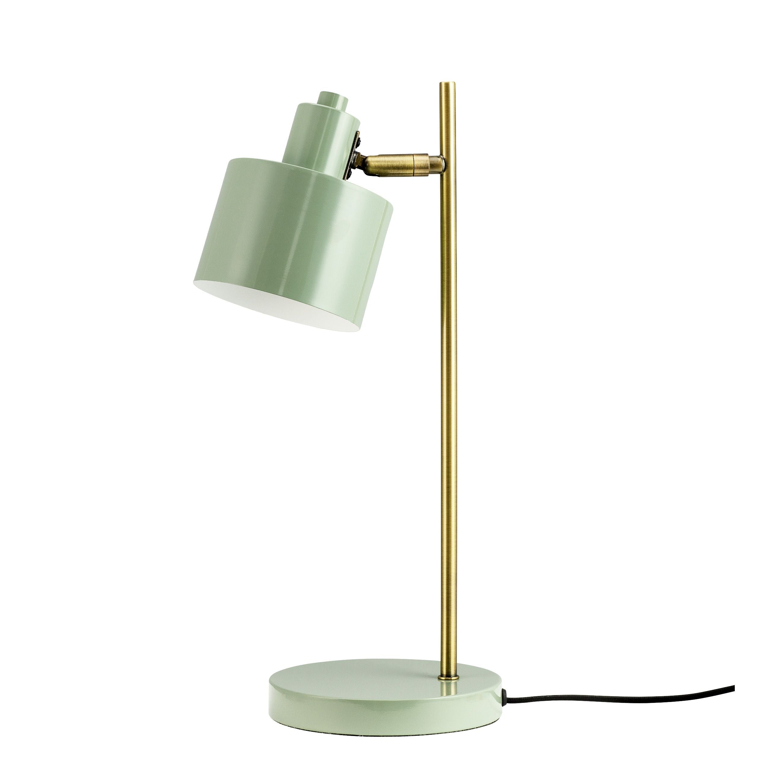 Dyberg Larsen Ocean Table Lamp, Olive/Brass