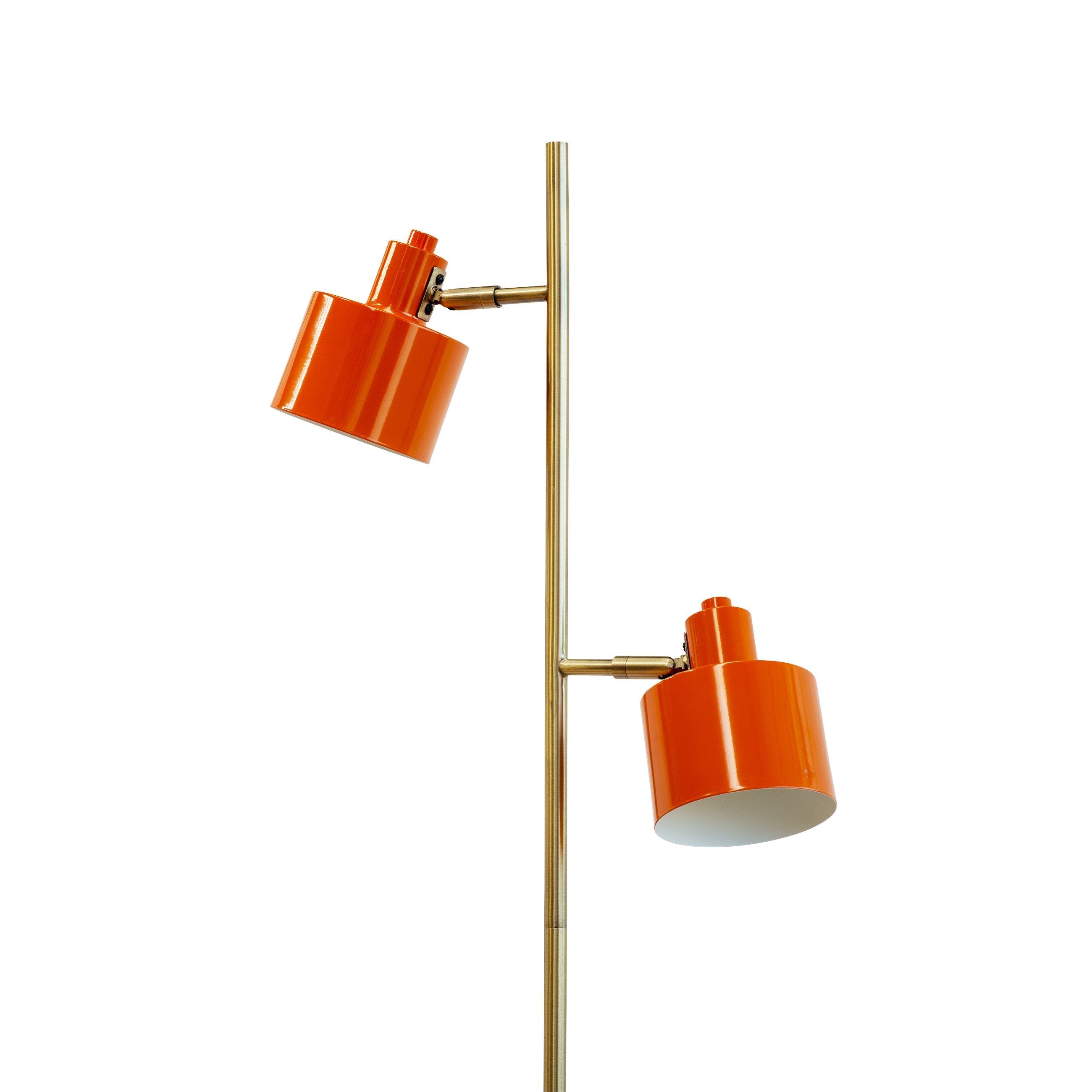 Dyberg Larsen Ocean Floor Lamp, Orange/Brass