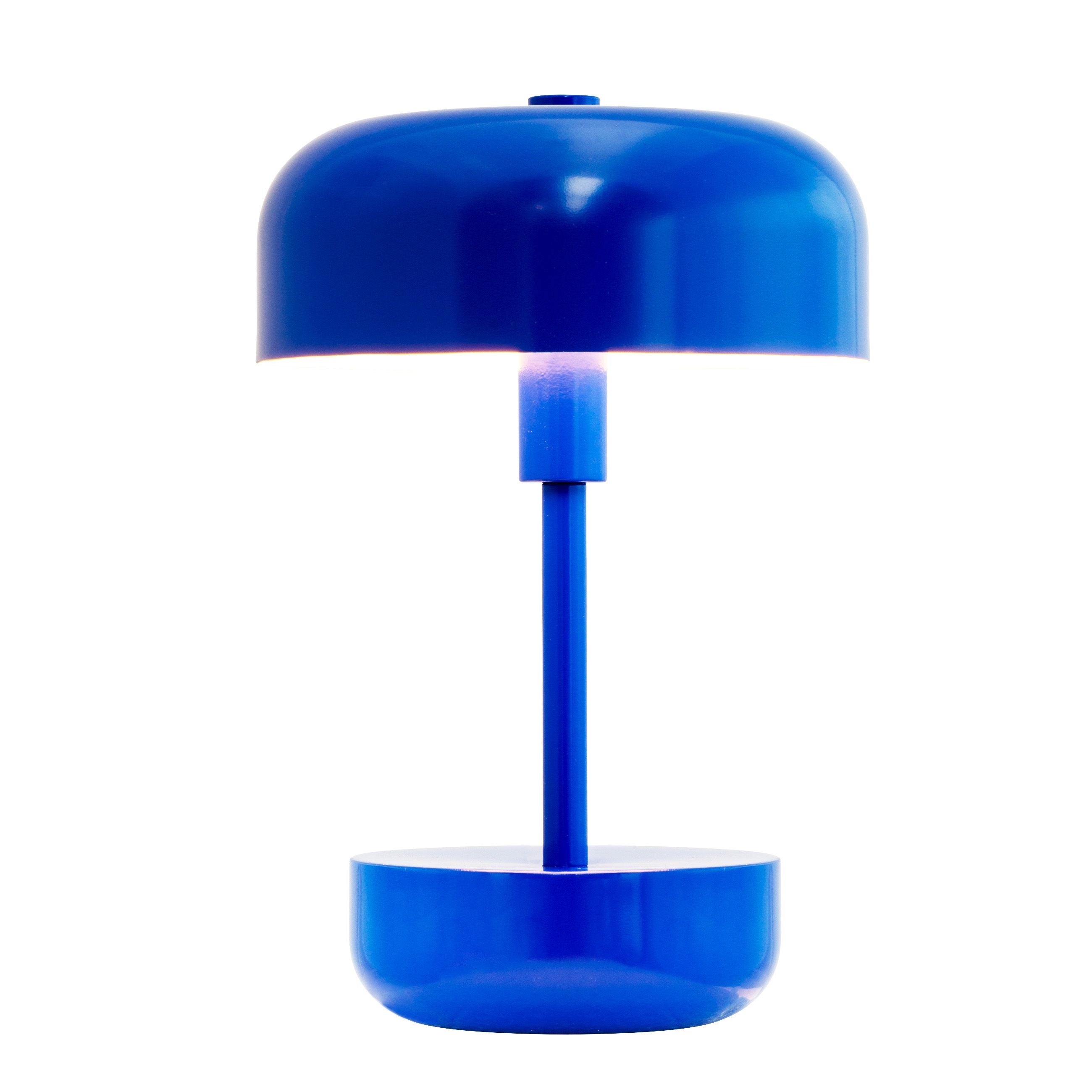 Dyberg Larsen Haipot ładowna lampa stołowa, niebieski