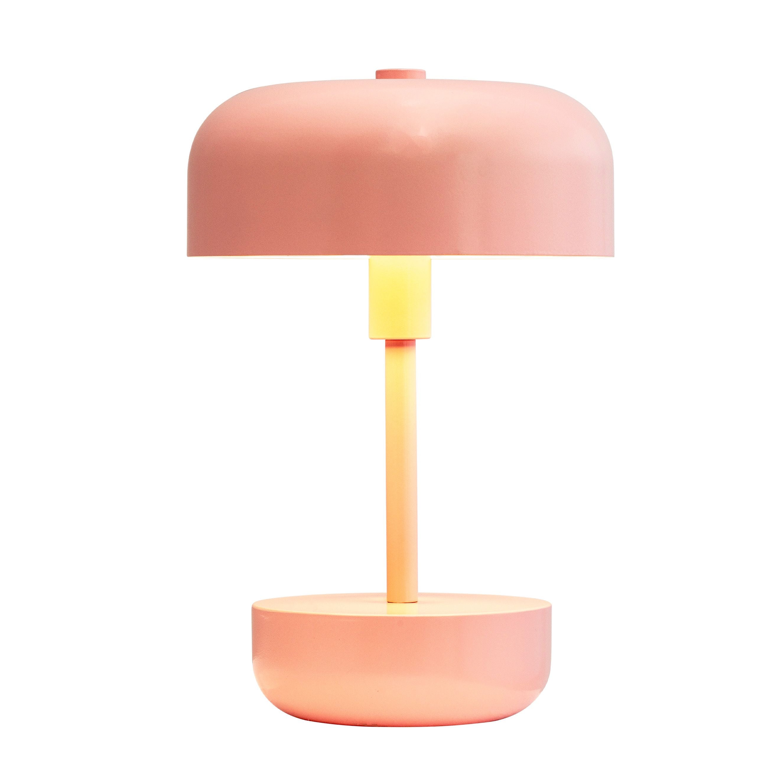 Dyberg Larsen Haipot ładowna lampa stołowa, różowy