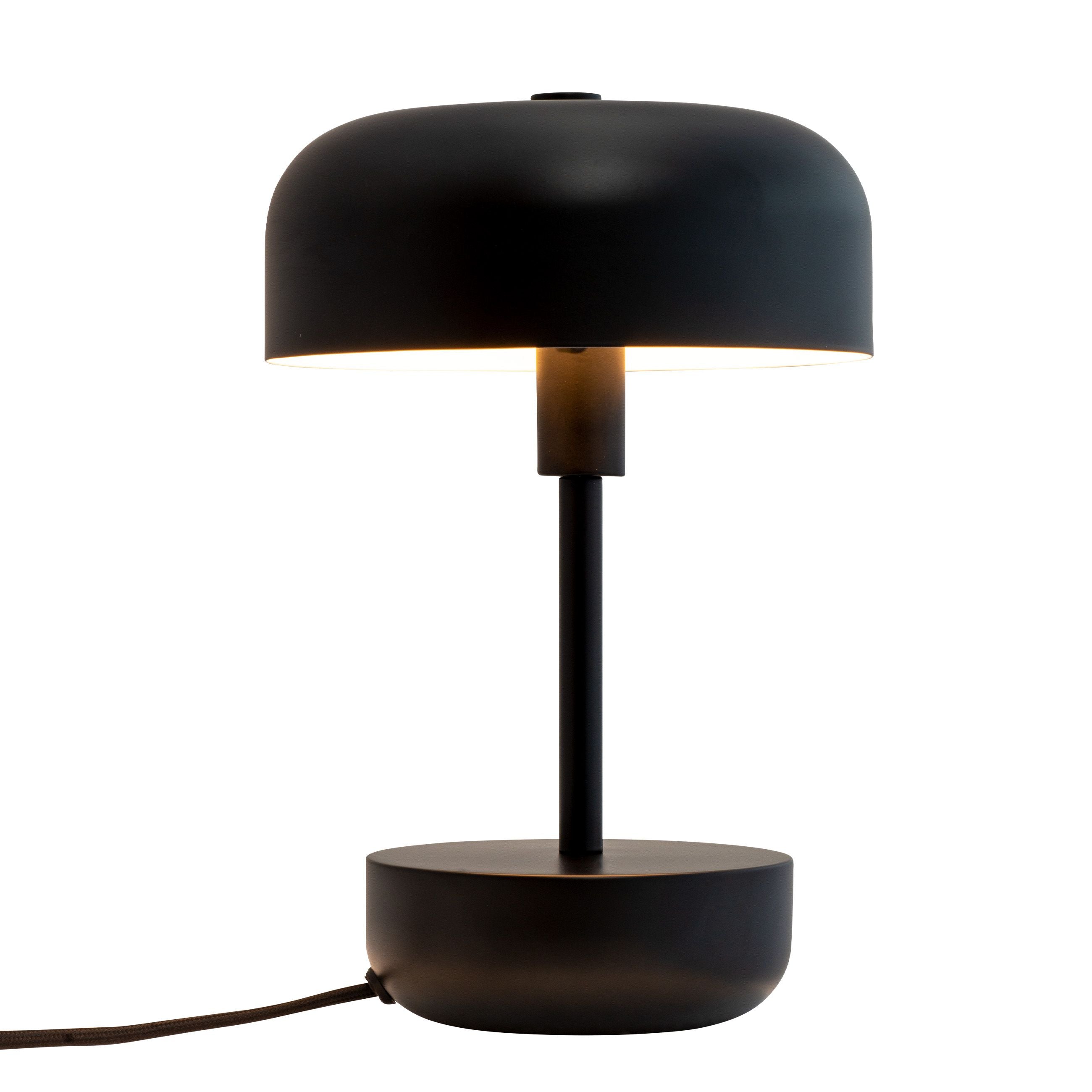 Lampa stołowa Dyberg Larsen Haipot, czarny