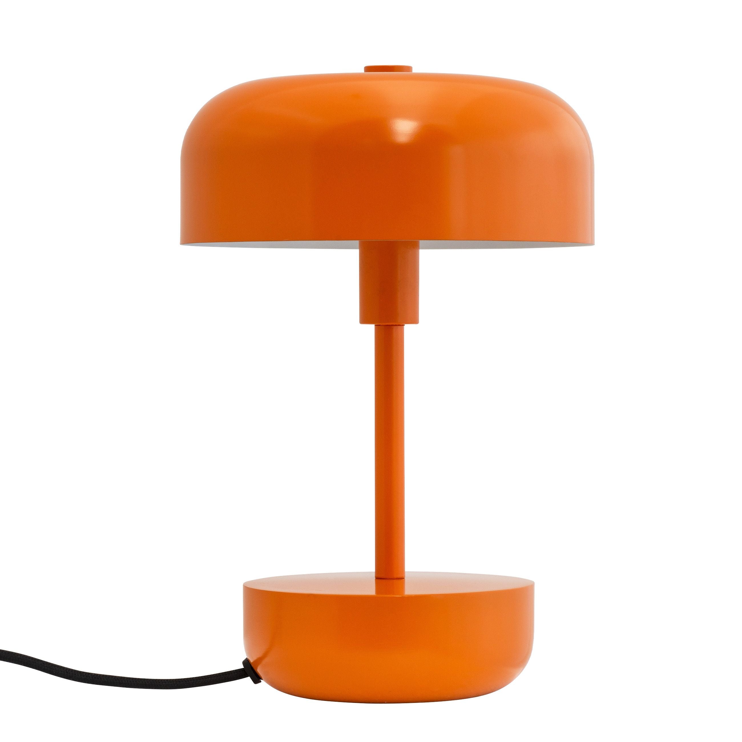 Lampa stołowa Dyberg Larsen Haipot, pomarańczowy