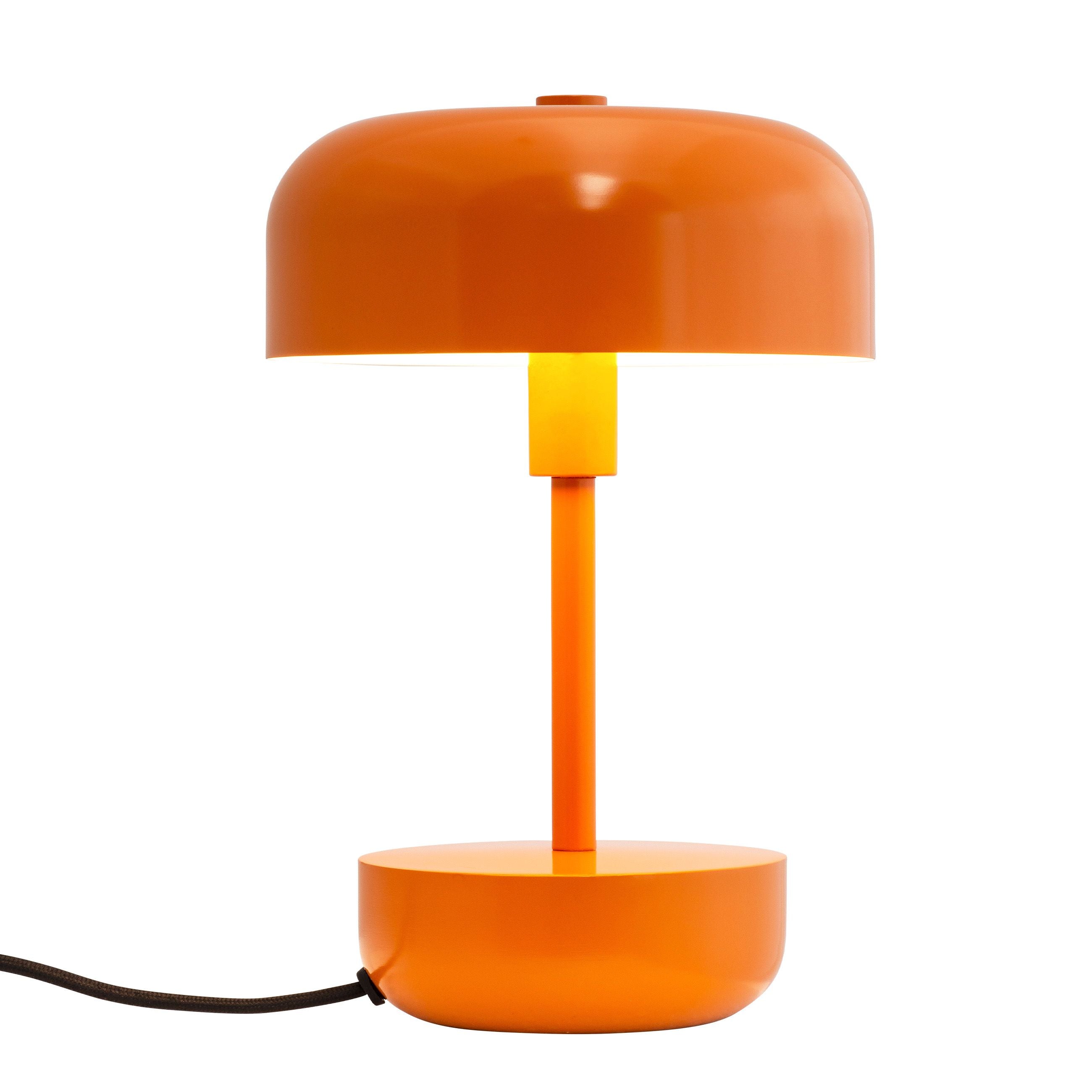 Lampa stołowa Dyberg Larsen Haipot, pomarańczowy