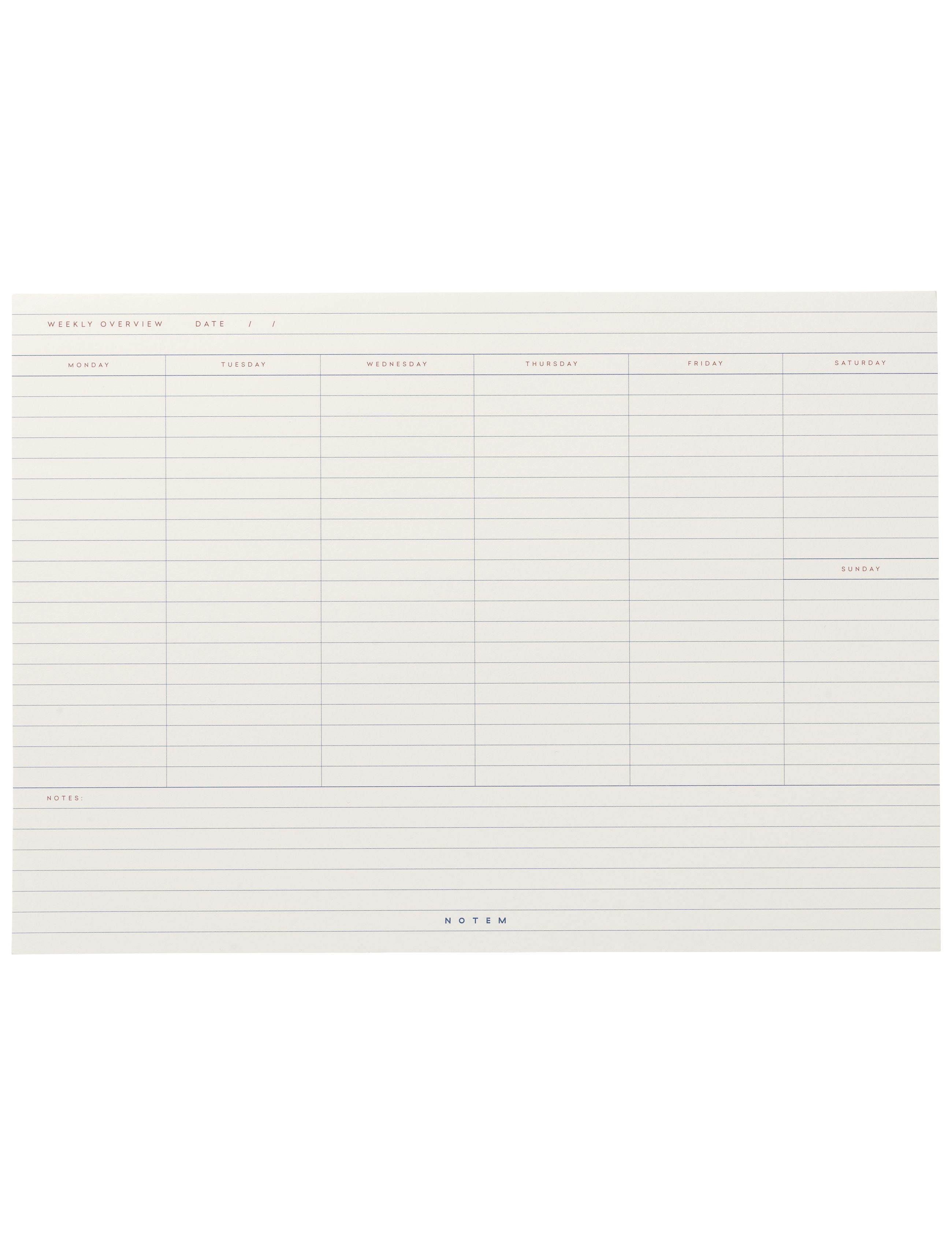 Notatnik Notem Studio Milo Weekly Planner