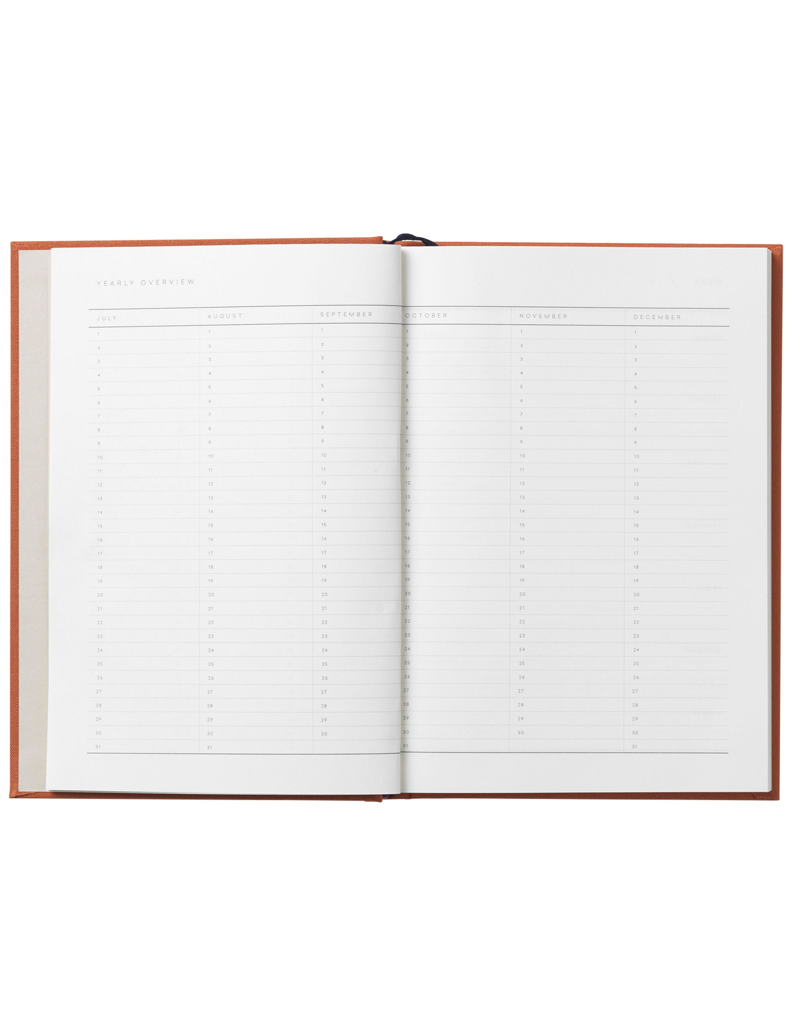 Notem Studio Even Weekly Journal Medium, Sienna Cloth