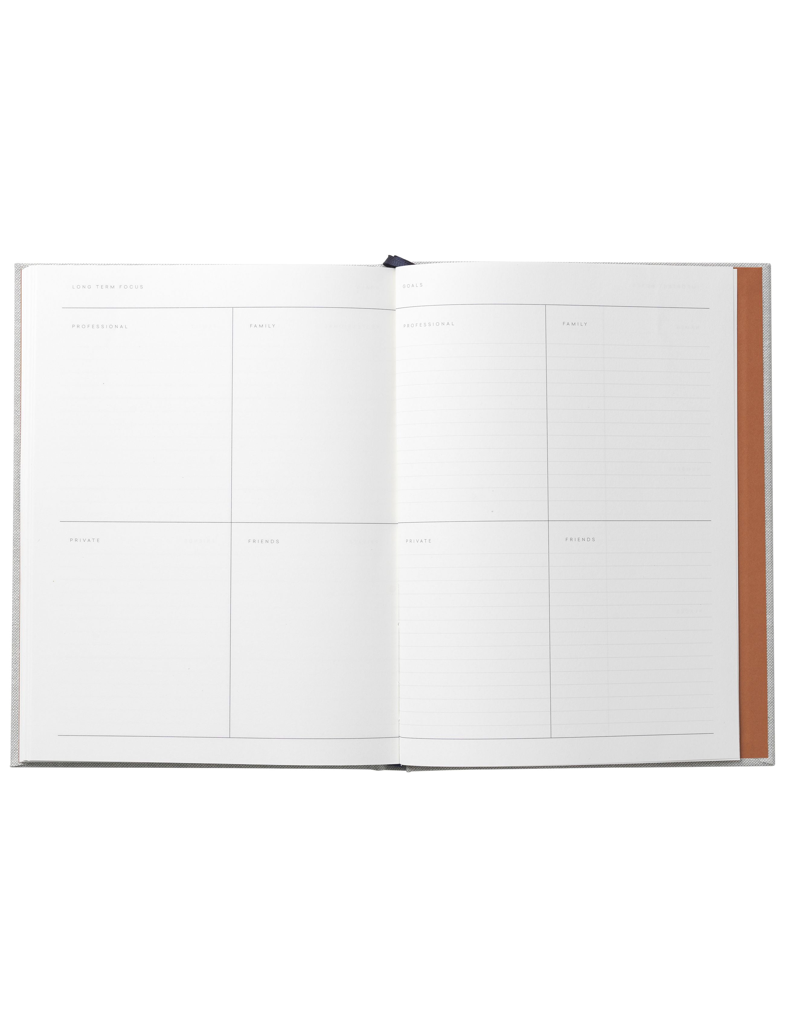 Notem Studio Even Work Journal Large, Light Gray Cloth