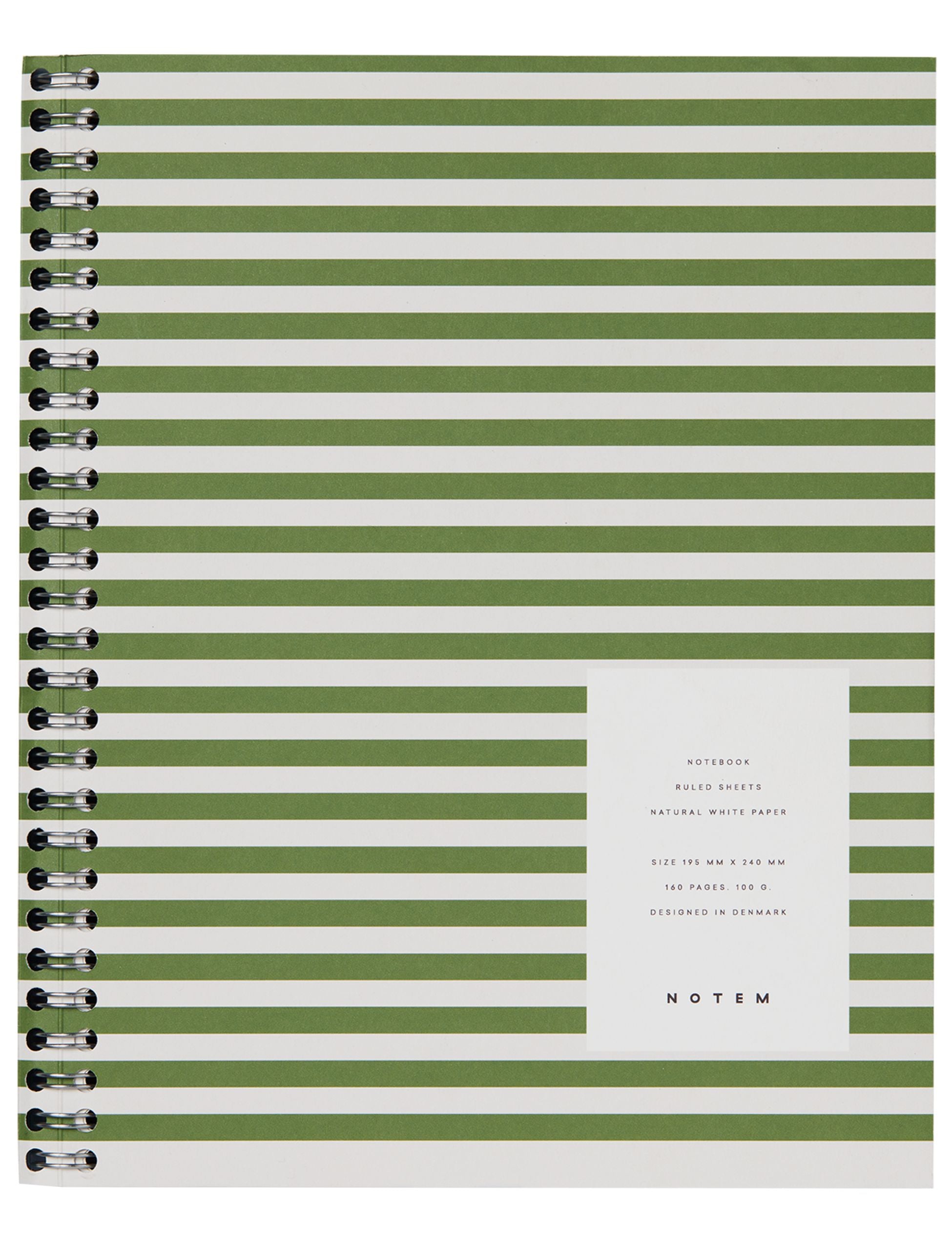 Notem Studio Nela Notebook Large, zielony