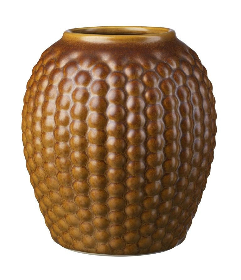 FDB Møbler S7 Vase szeroki H: 19 cm, Złoty Brown