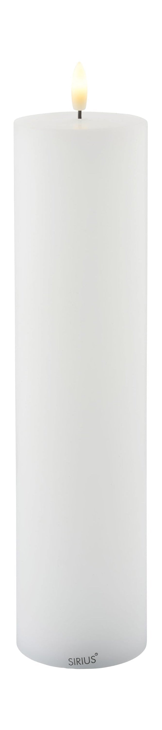 Sirius Sille ładowna świeca LED White, Ø7,5x H30 cm