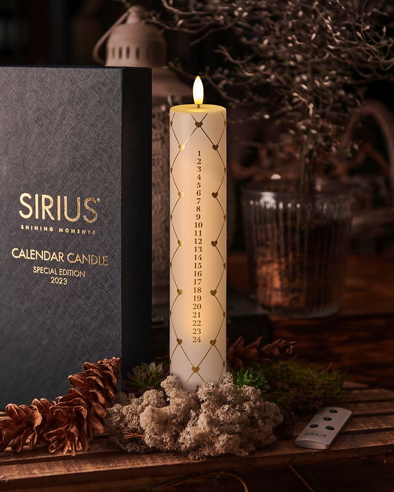 Sirius Sille Calendar Candle ø5x H29cm, Special Edition 2023