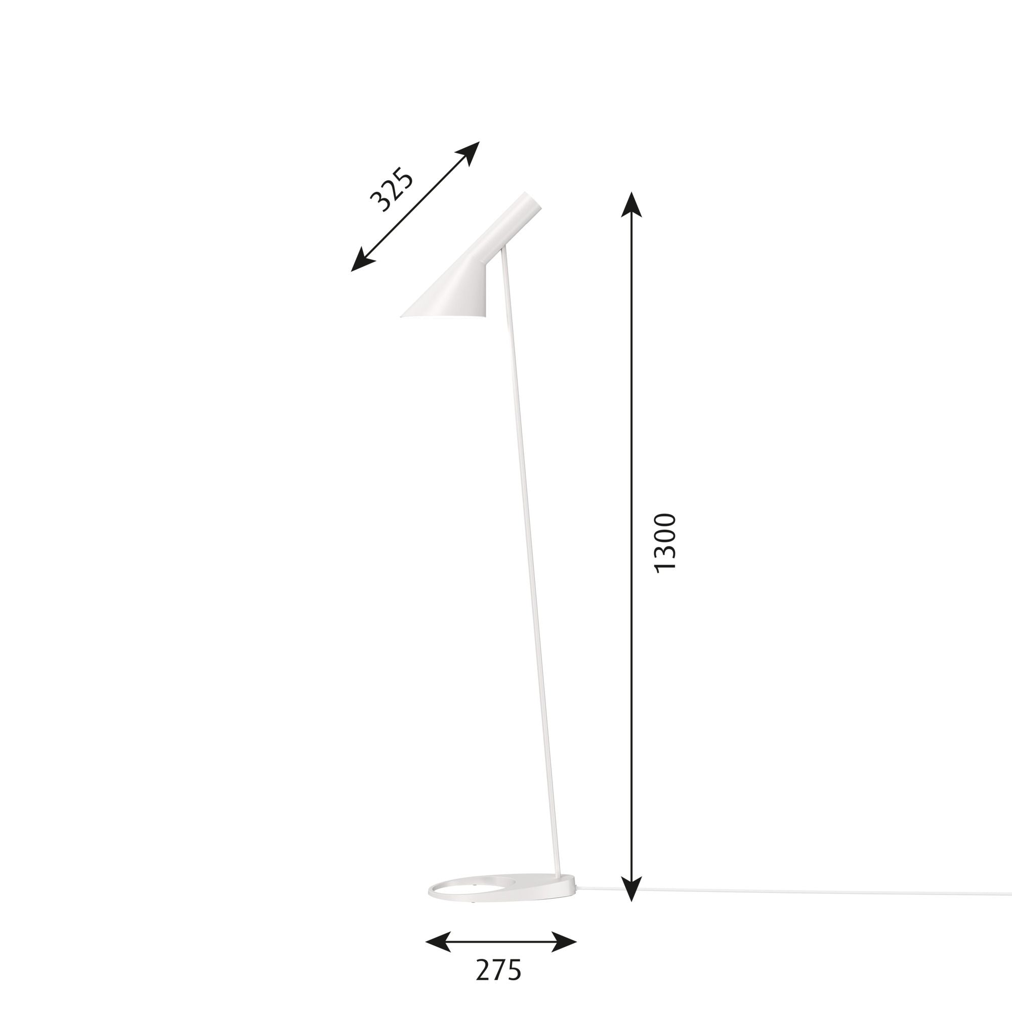 Louis Poulsen Aj Floor Lamp V3, White