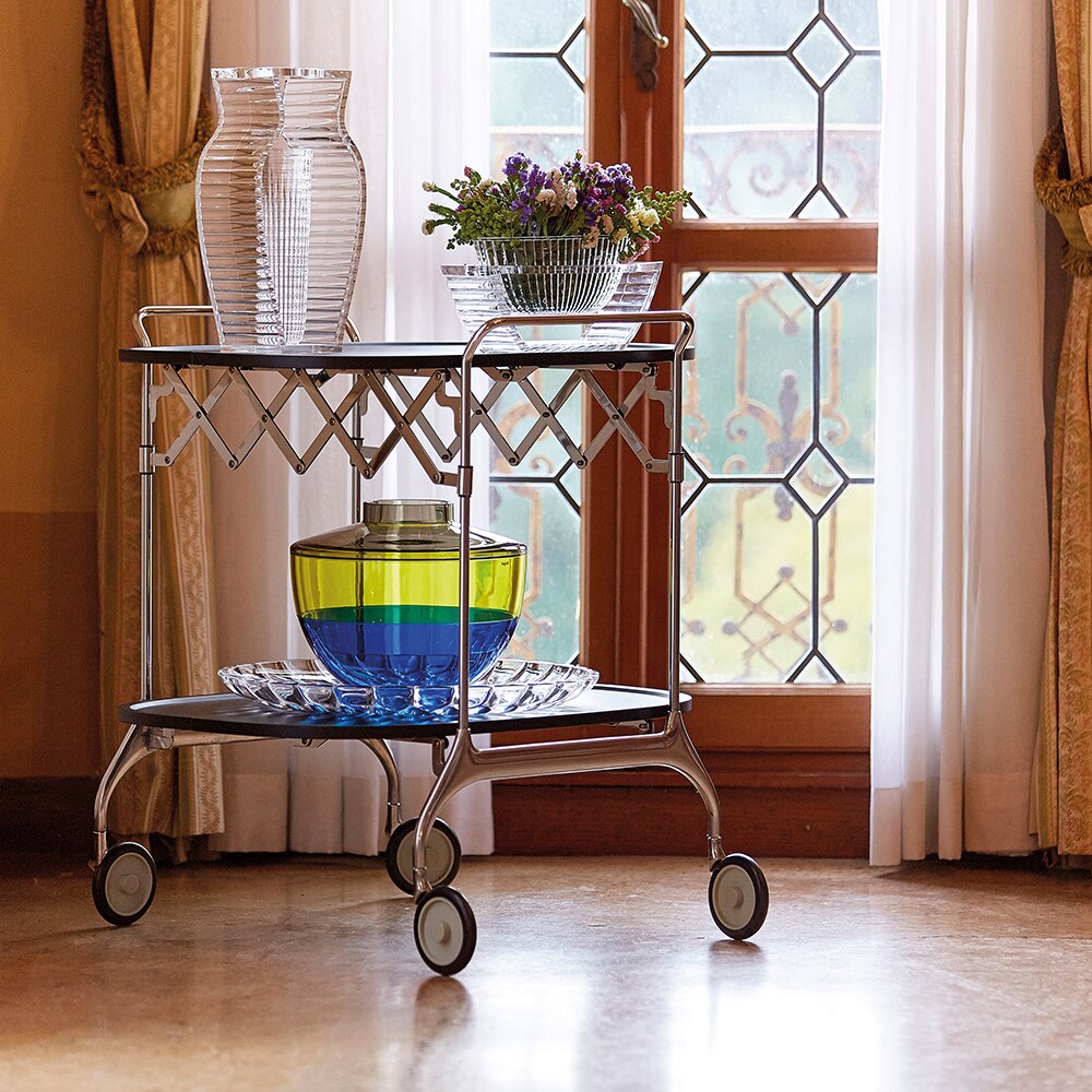 Kartell Gastone Trolley, Black