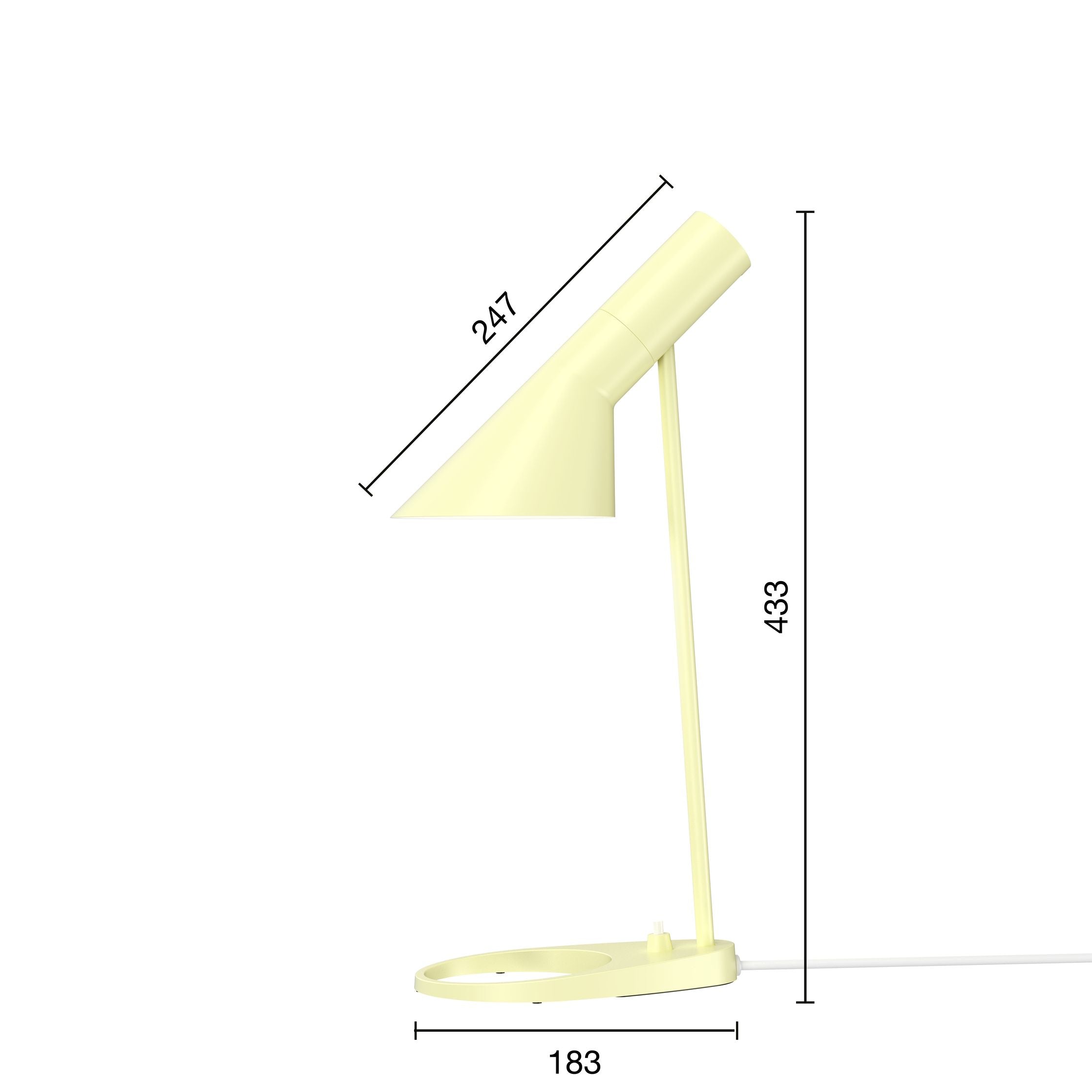 Lampka Louis Poulsen I Mini V3, miękka cytryna